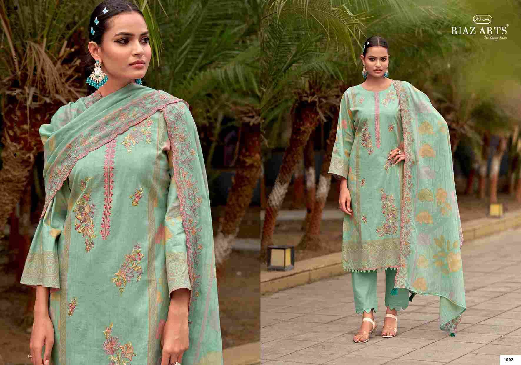 Karigiri-E-Saeed By Riaz Arts 1001 To 1004 Series Beautiful Festive Suits Stylish Fancy Colorful Casual Wear & Ethnic Wear Cotton Cambric Lawn Print Dresses At Wholesale Price