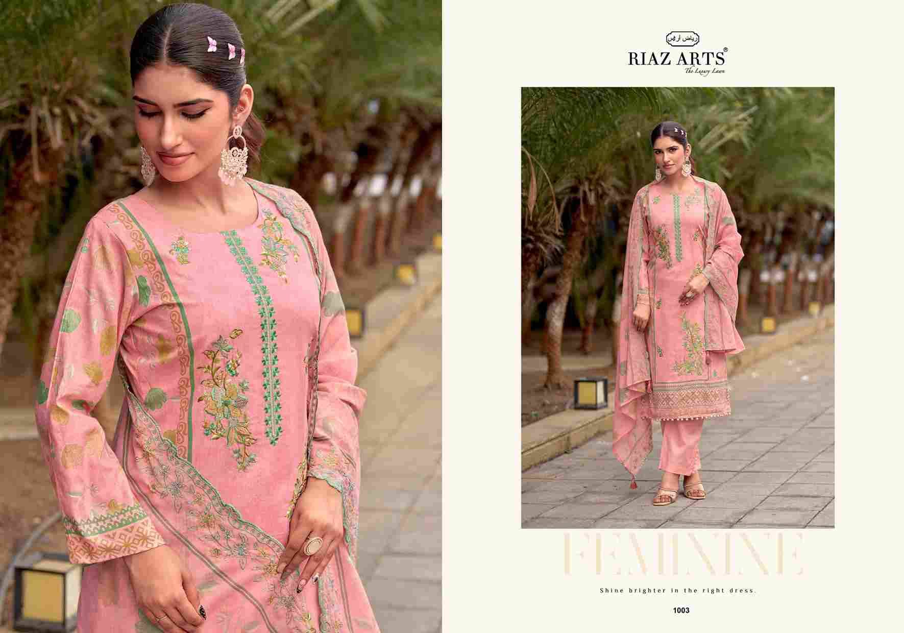 Karigiri-E-Saeed By Riaz Arts 1001 To 1004 Series Beautiful Festive Suits Stylish Fancy Colorful Casual Wear & Ethnic Wear Cotton Cambric Lawn Print Dresses At Wholesale Price
