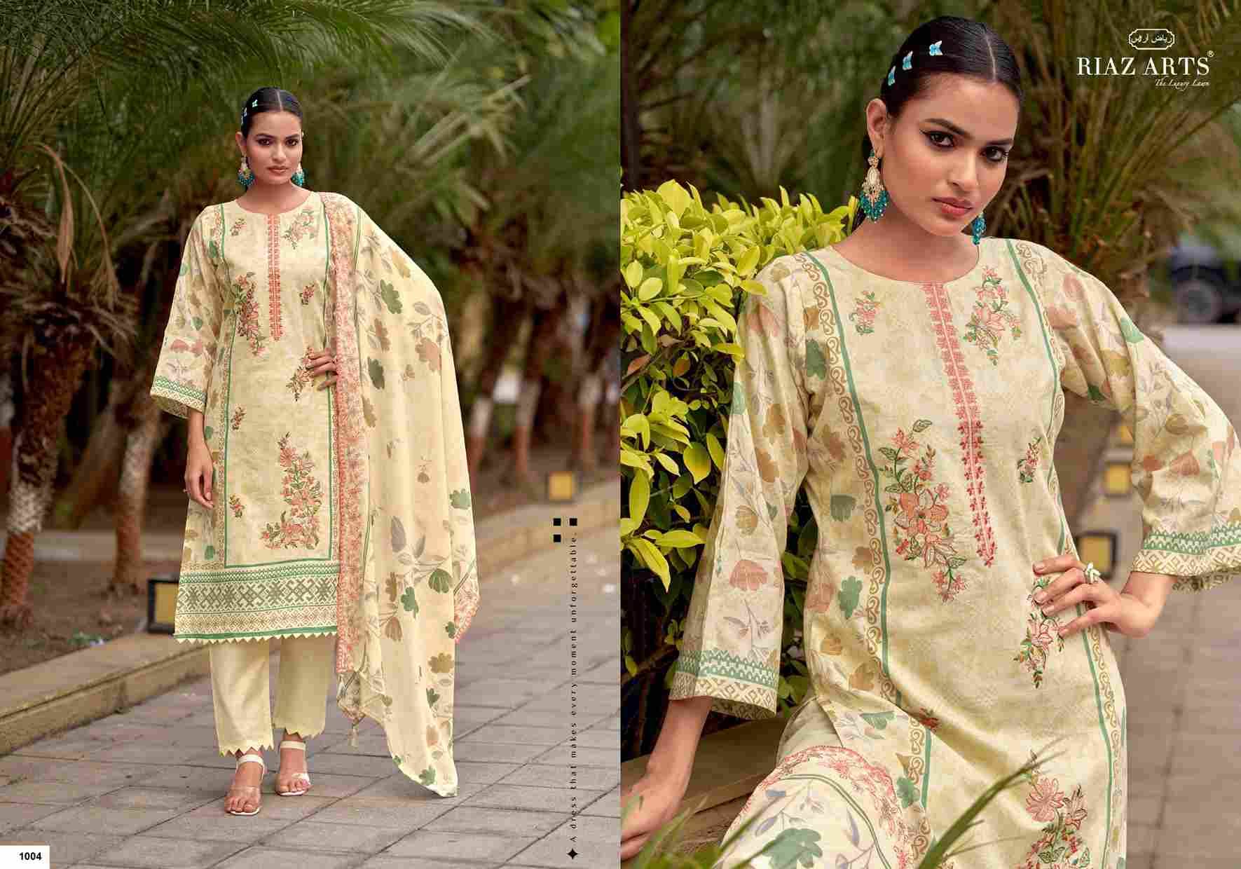 Karigiri-E-Saeed By Riaz Arts 1001 To 1004 Series Beautiful Festive Suits Stylish Fancy Colorful Casual Wear & Ethnic Wear Cotton Cambric Lawn Print Dresses At Wholesale Price
