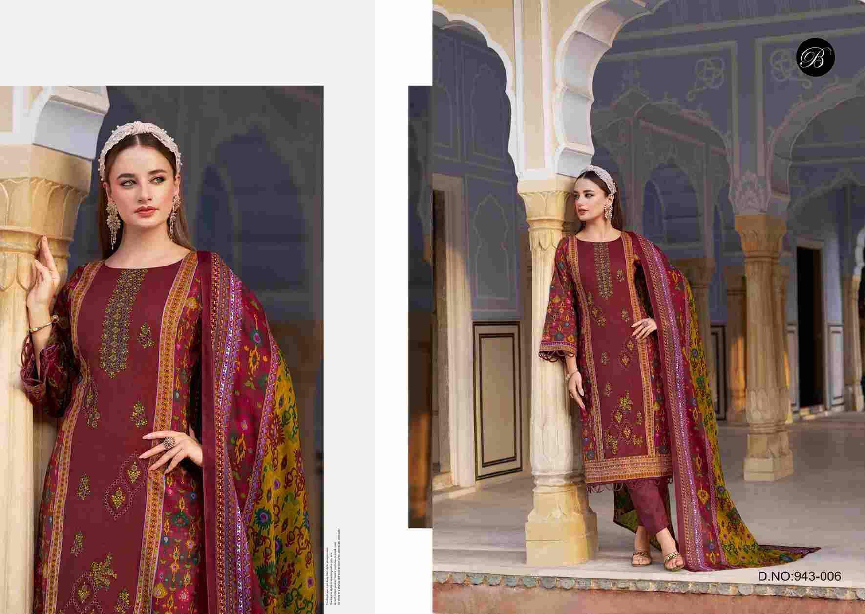 Bin Saeed Vol-11 By Belliza 943-001 To 943-006 Series Beautiful Stylish Festive Suits Fancy Colorful Casual Wear & Ethnic Wear & Ready To Wear Pure Cotton Digital Print Dresses At Wholesale Price