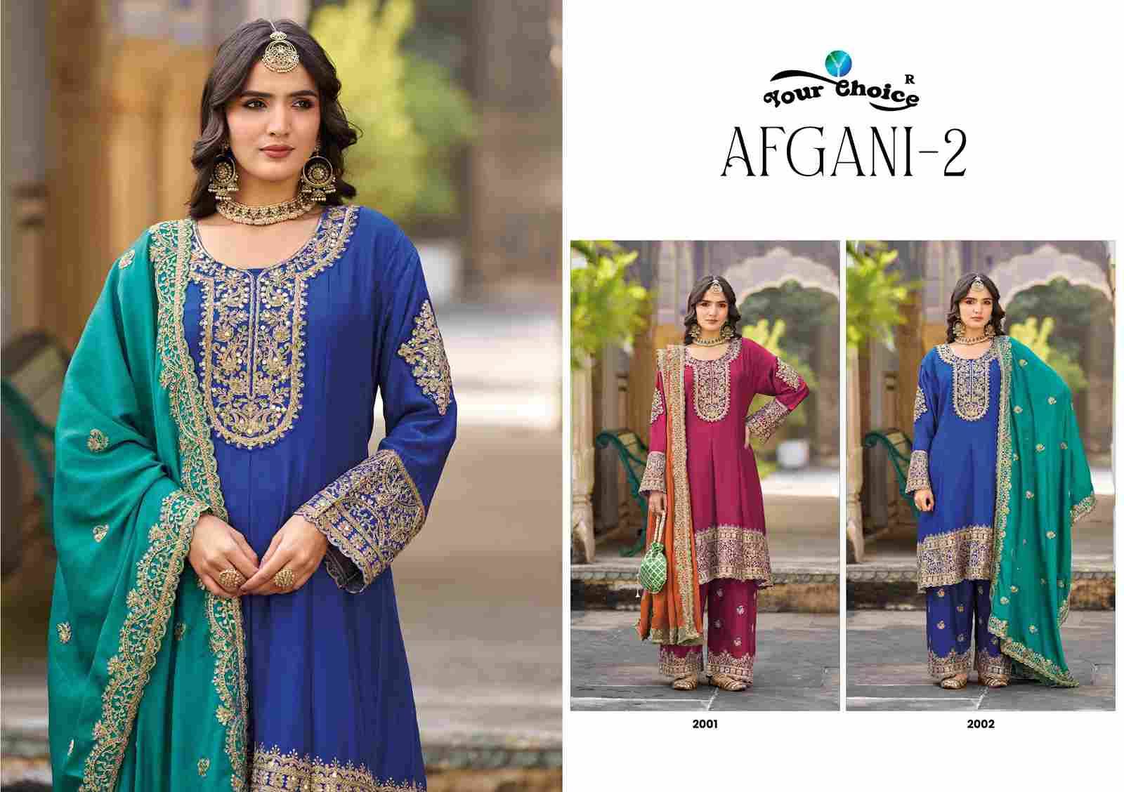 Afgani Gold Vol-2 By Your Choice 2001 To 2002 Series Festive Suits Beautiful Fancy Colorful Stylish Party Wear & Occasional Wear Pure Chinnon Dresses At Wholesale Price