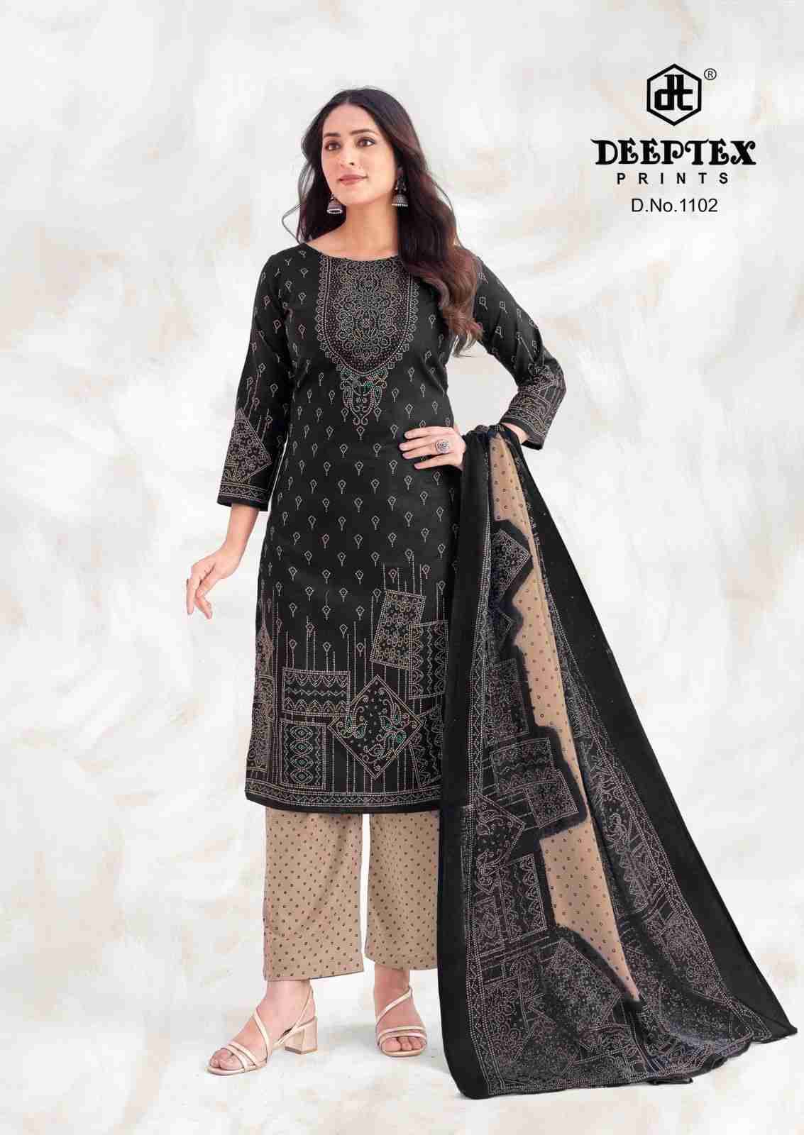 Aaliza Vol-11 By Deeptex Prints 1101 To 1110 Series Beautiful Festive Suits Stylish Fancy Colorful Casual Wear & Ethnic Wear Cotton Print Dresses At Wholesale Price