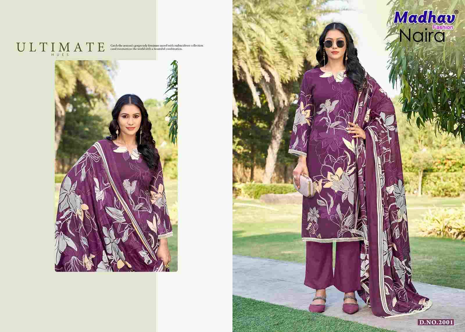 Naira Vol-2 By Madhav Fashion 2001 To 2005 Series Beautiful Stylish Suits Fancy Colorful Casual Wear & Ethnic Wear & Ready To Wear Pure Rayon Dresses At Wholesale Price