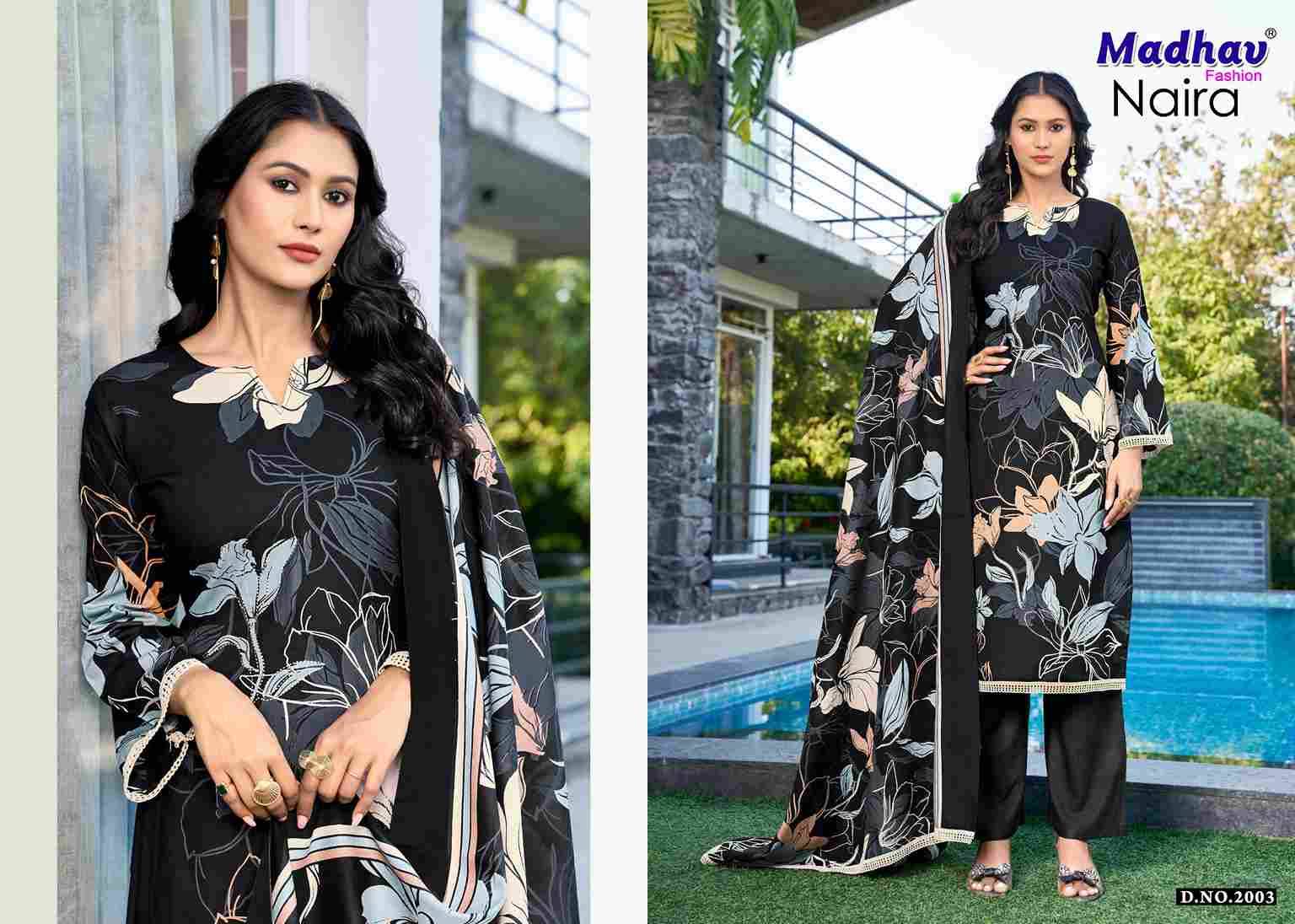 Naira Vol-2 By Madhav Fashion 2001 To 2005 Series Beautiful Stylish Suits Fancy Colorful Casual Wear & Ethnic Wear & Ready To Wear Pure Rayon Dresses At Wholesale Price