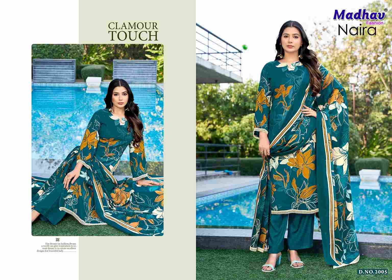 Naira Vol-2 By Madhav Fashion 2001 To 2005 Series Beautiful Stylish Suits Fancy Colorful Casual Wear & Ethnic Wear & Ready To Wear Pure Rayon Dresses At Wholesale Price