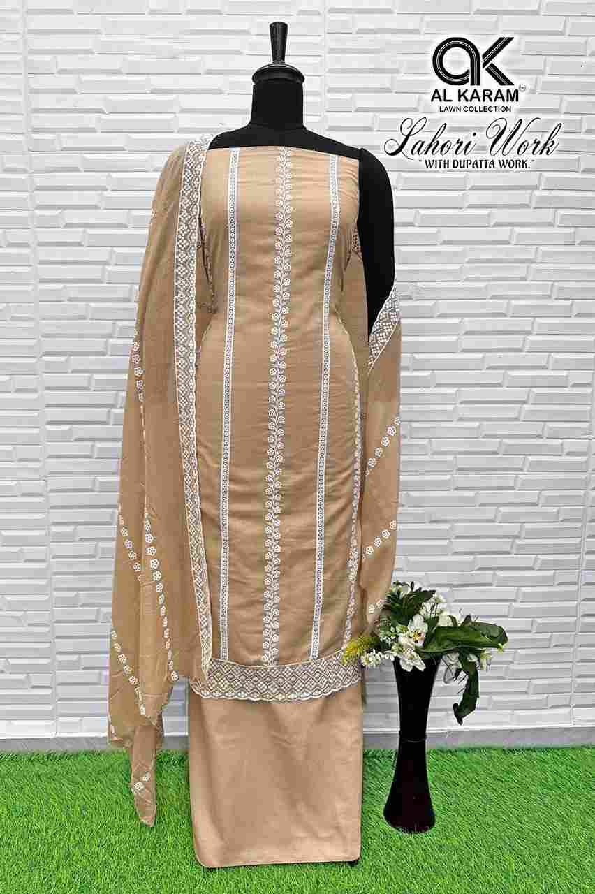 Lohari By Al Karam Lawn Collection 3001 To 3004 Series Beautiful Festive Suits Colorful Stylish Fancy Casual Wear & Ethnic Wear Pure Cotton Print Dresses At Wholesale Price