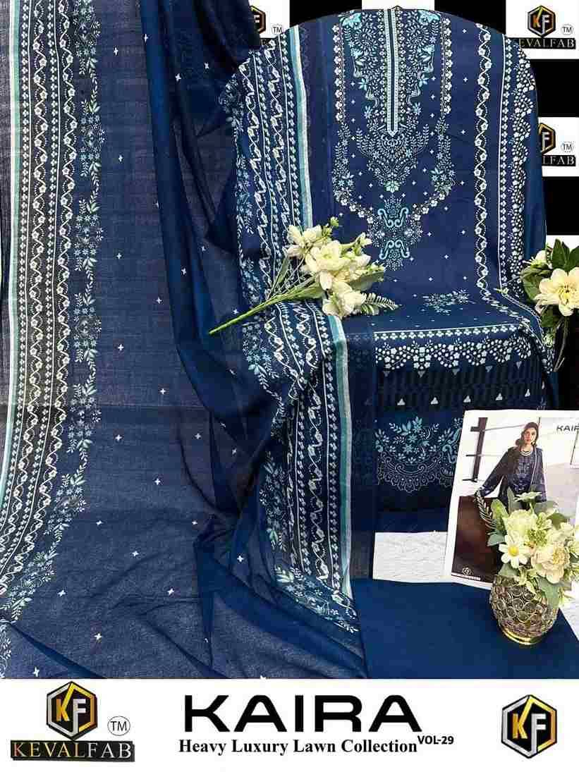 Kaira Vol-29 By Keval Fab 29001 To 29006 Series Beautiful Festive Suits Colorful Stylish Fancy Casual Wear & Ethnic Wear Pure Lawn Cotton Print Dresses At Wholesale Price