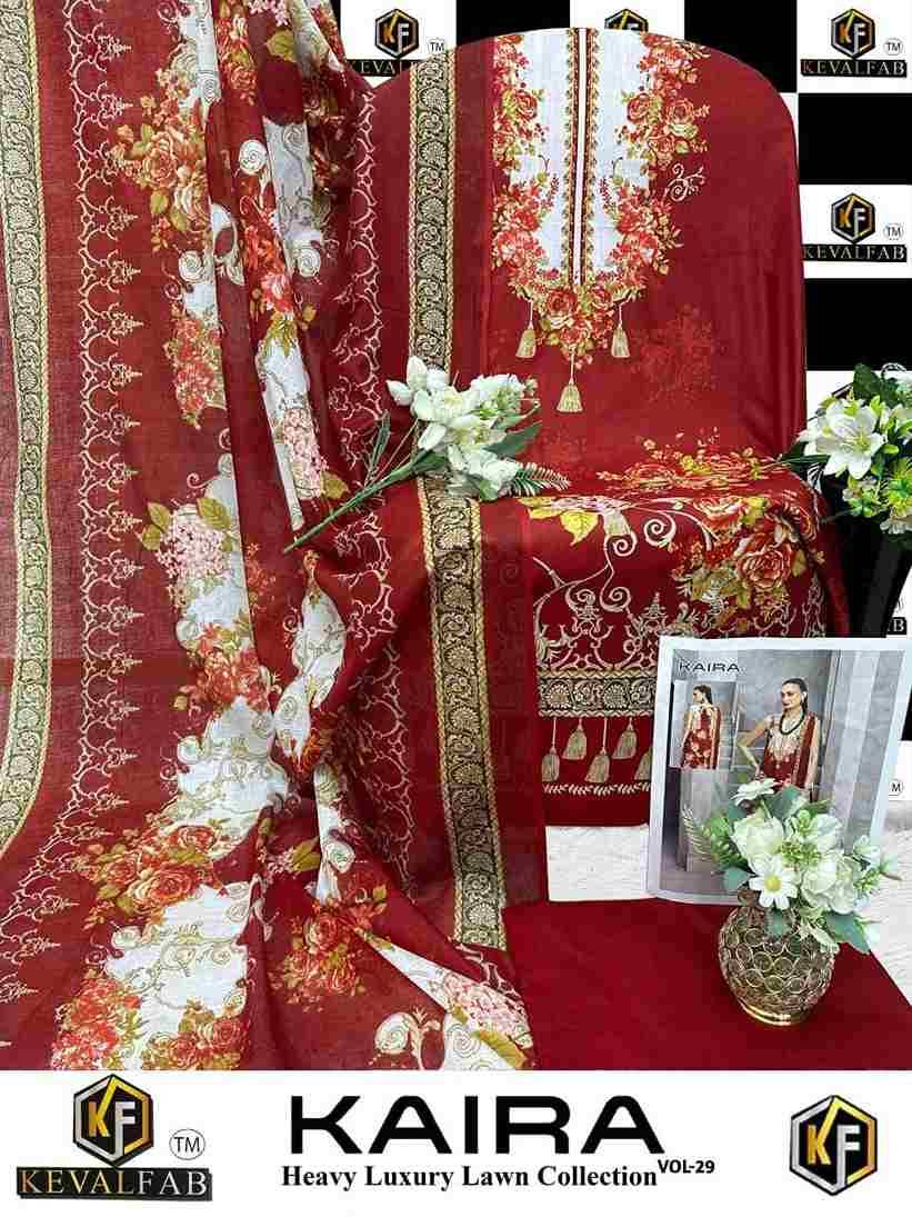 Kaira Vol-29 By Keval Fab 29001 To 29006 Series Beautiful Festive Suits Colorful Stylish Fancy Casual Wear & Ethnic Wear Pure Lawn Cotton Print Dresses At Wholesale Price