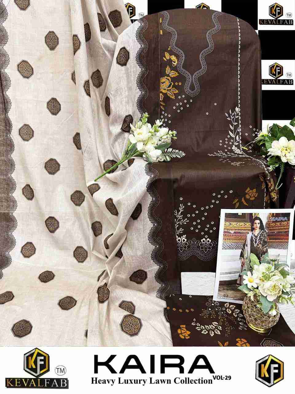 Kaira Vol-29 By Keval Fab 29001 To 29006 Series Beautiful Festive Suits Colorful Stylish Fancy Casual Wear & Ethnic Wear Pure Lawn Cotton Print Dresses At Wholesale Price