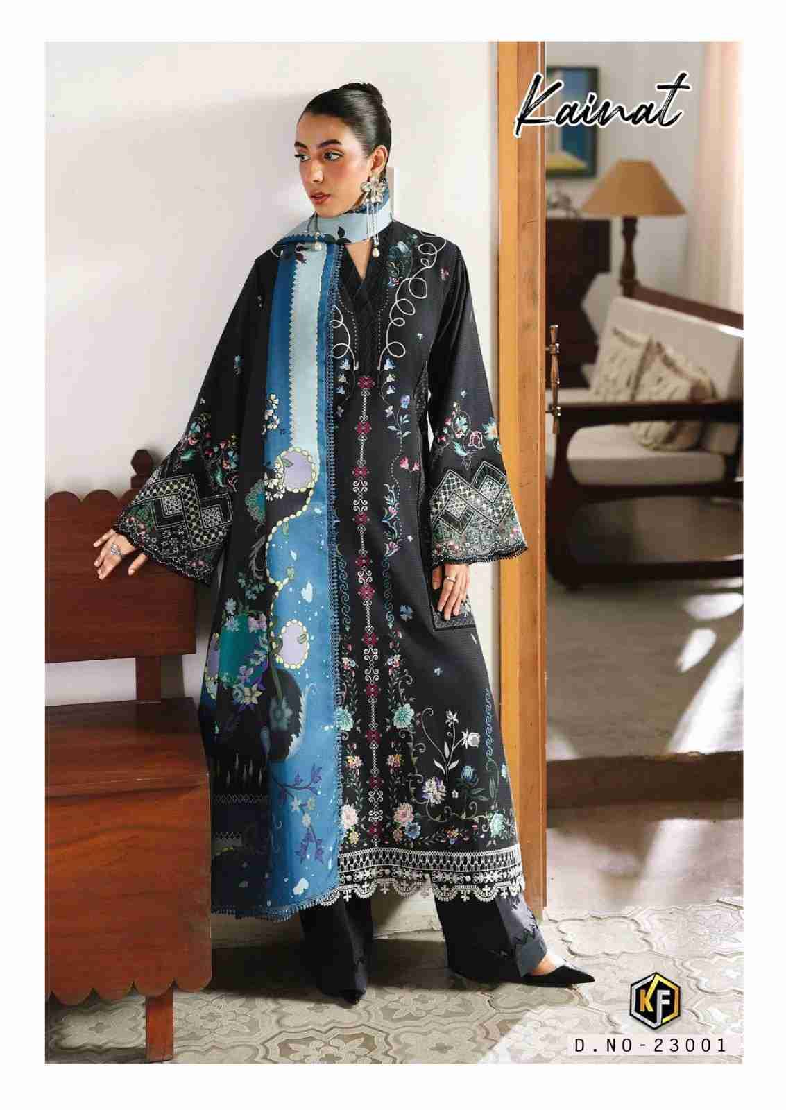 Kainat Vol-23 By Keval Fab 23001 To 23006 Series Beautiful Suits Colorful Stylish Fancy Casual Wear & Ethnic Wear Pure Cotton Dresses At Wholesale Price