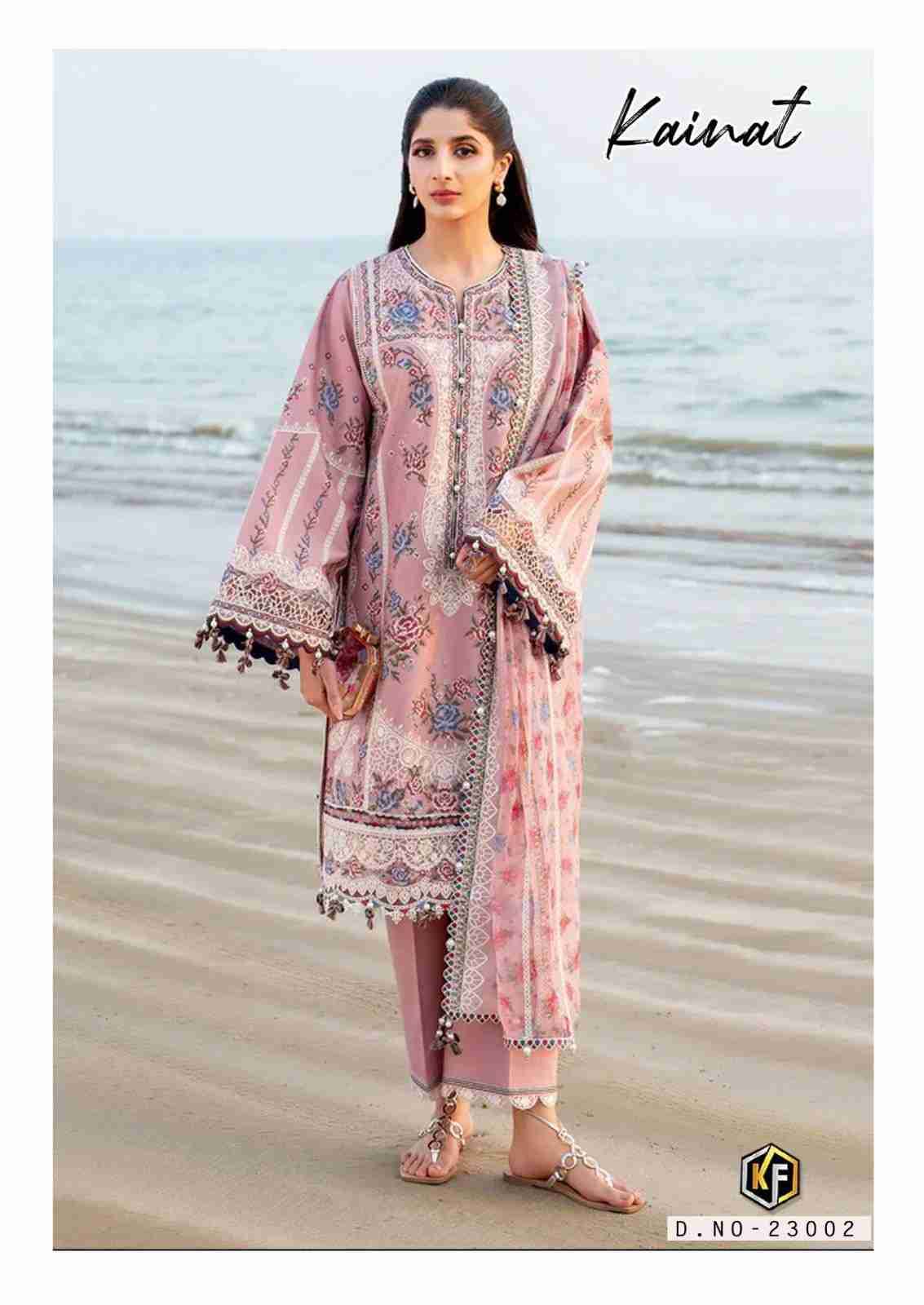 Kainat Vol-23 By Keval Fab 23001 To 23006 Series Beautiful Suits Colorful Stylish Fancy Casual Wear & Ethnic Wear Pure Cotton Dresses At Wholesale Price