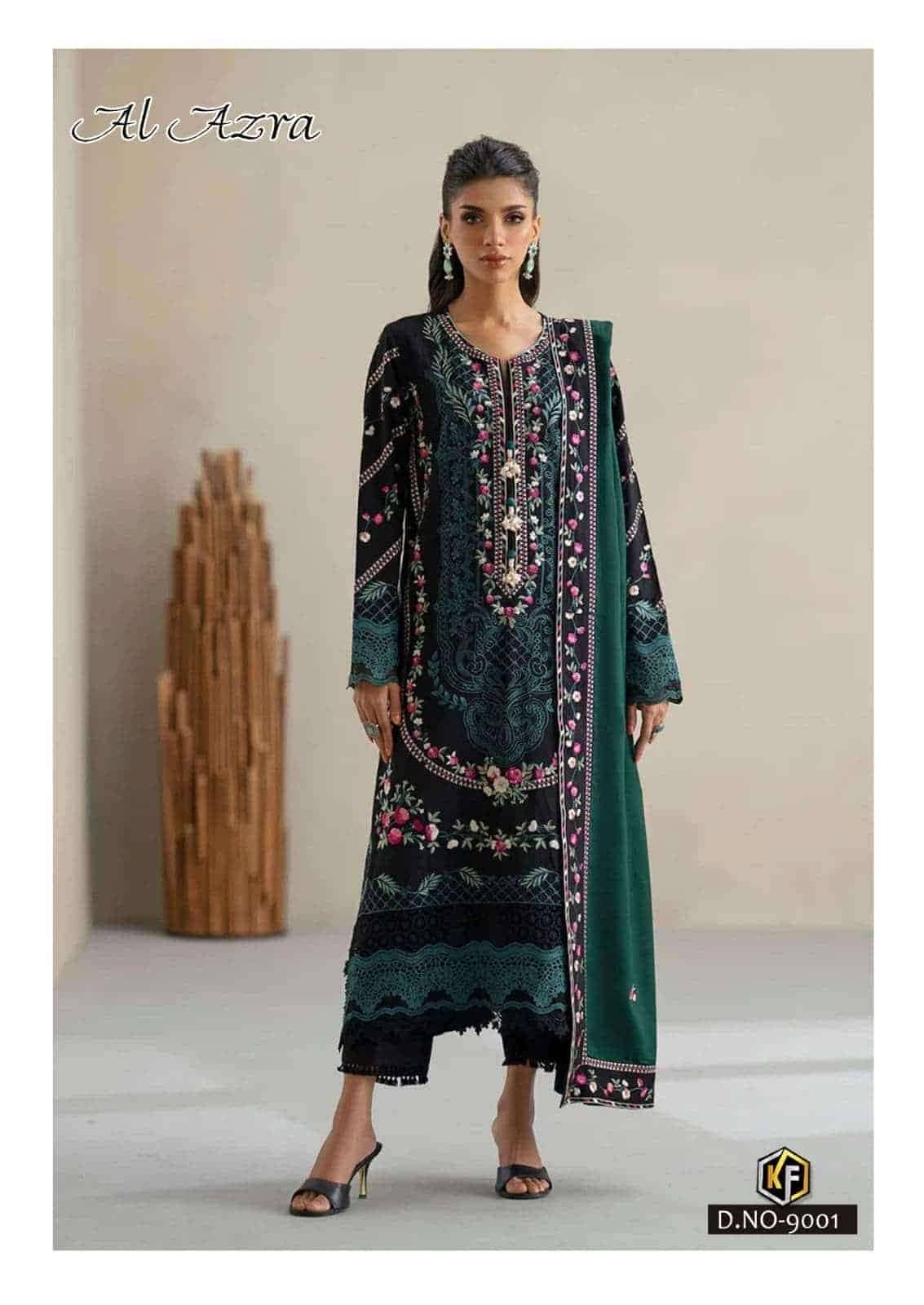 Al Azara Vol- By Keval Fab 9001 To 9006 Series Beautiful Festive Suits Stylish Fancy Colorful Casual Wear & Ethnic Wear Heavy Cotton Digital Print Dresses At Wholesale Price