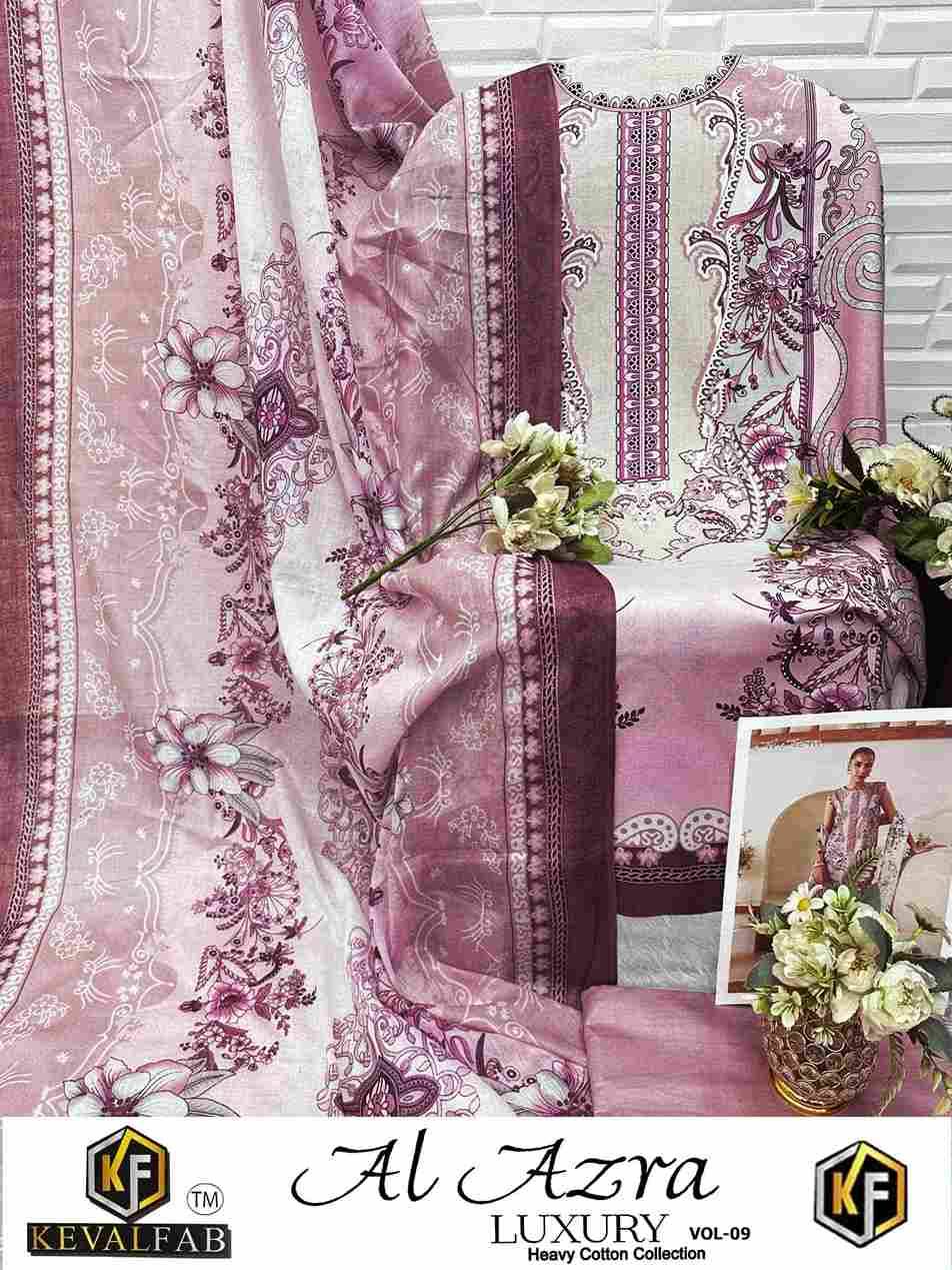 Al Azara Vol- By Keval Fab 9001 To 9006 Series Beautiful Festive Suits Stylish Fancy Colorful Casual Wear & Ethnic Wear Heavy Cotton Digital Print Dresses At Wholesale Price