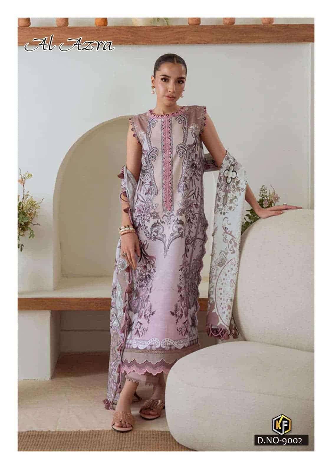 Al Azara Vol- By Keval Fab 9001 To 9006 Series Beautiful Festive Suits Stylish Fancy Colorful Casual Wear & Ethnic Wear Heavy Cotton Digital Print Dresses At Wholesale Price