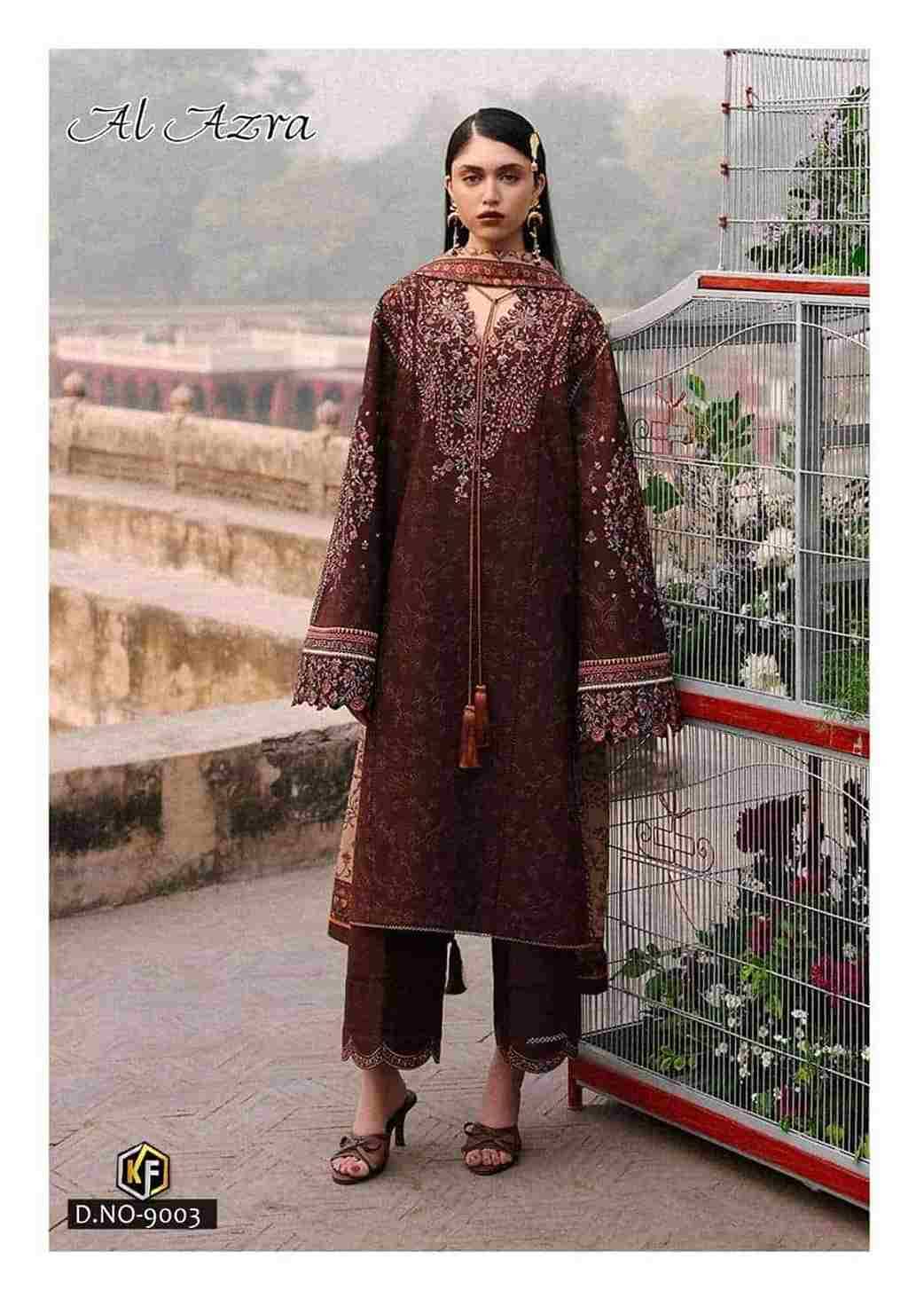 Al Azara Vol- By Keval Fab 9001 To 9006 Series Beautiful Festive Suits Stylish Fancy Colorful Casual Wear & Ethnic Wear Heavy Cotton Digital Print Dresses At Wholesale Price