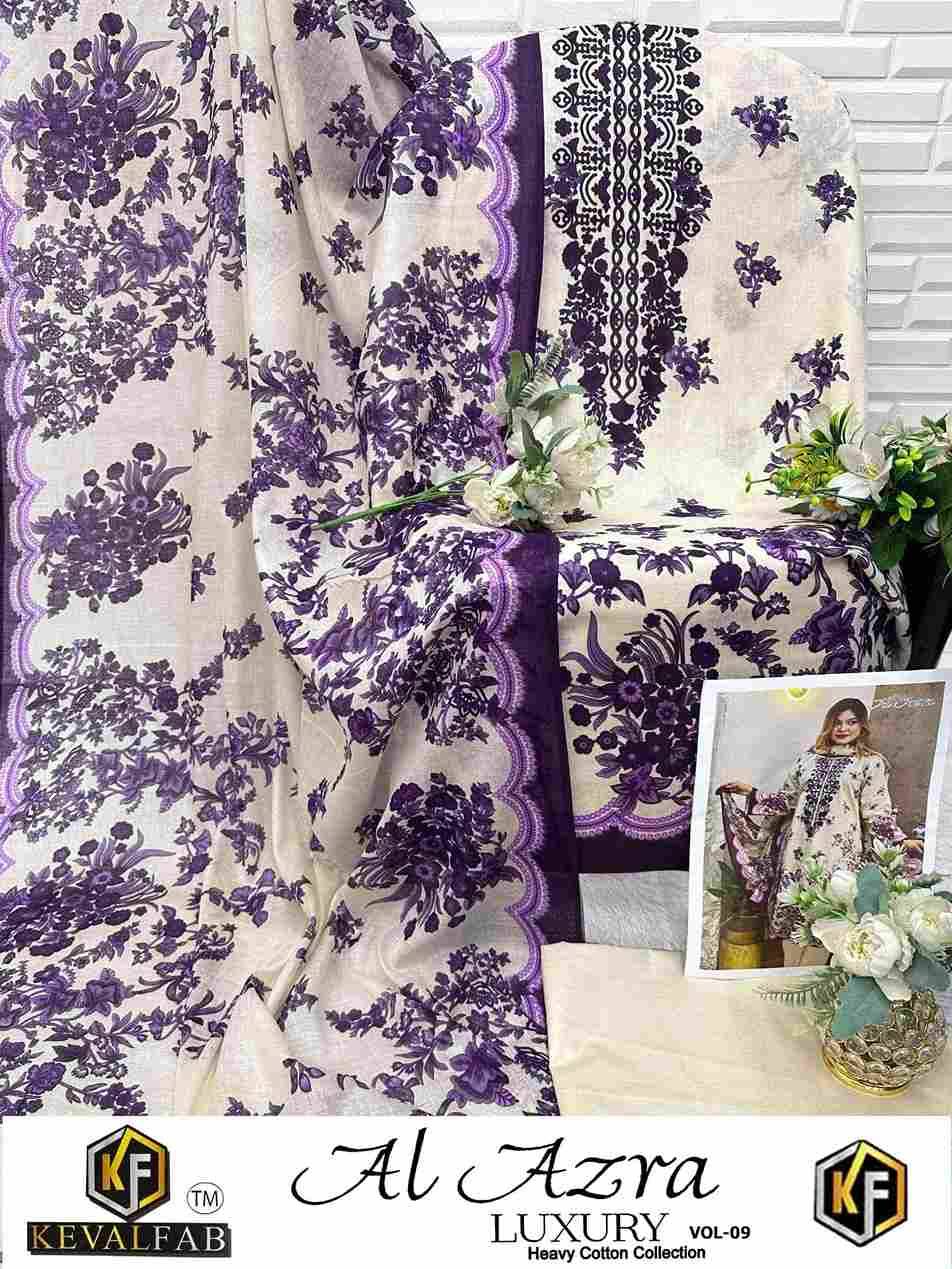 Al Azara Vol- By Keval Fab 9001 To 9006 Series Beautiful Festive Suits Stylish Fancy Colorful Casual Wear & Ethnic Wear Heavy Cotton Digital Print Dresses At Wholesale Price