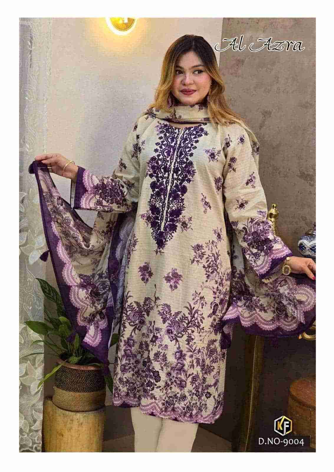 Al Azara Vol- By Keval Fab 9001 To 9006 Series Beautiful Festive Suits Stylish Fancy Colorful Casual Wear & Ethnic Wear Heavy Cotton Digital Print Dresses At Wholesale Price