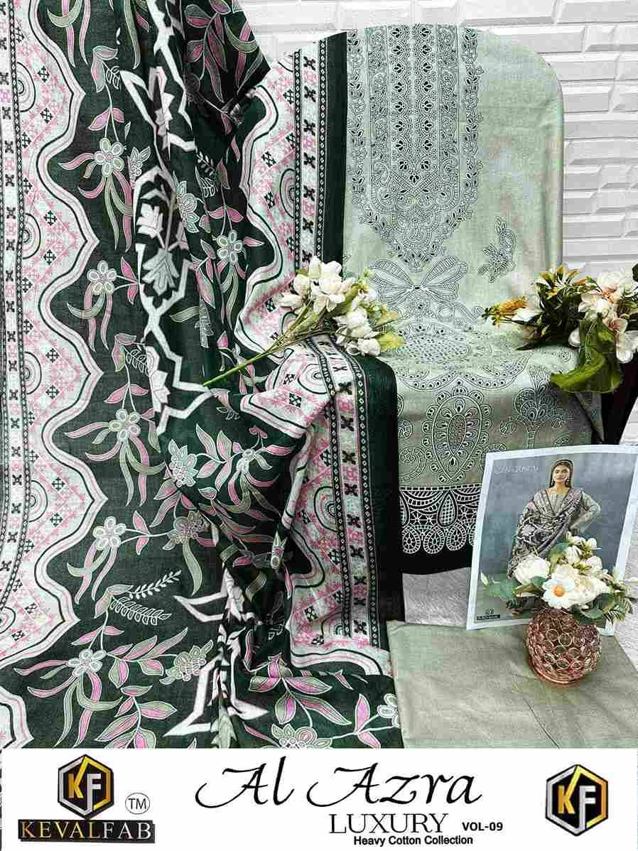 Al Azara Vol- By Keval Fab 9001 To 9006 Series Beautiful Festive Suits Stylish Fancy Colorful Casual Wear & Ethnic Wear Heavy Cotton Digital Print Dresses At Wholesale Price