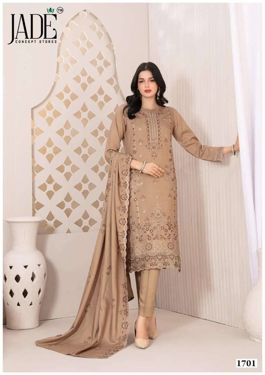 Bin Saeed Vol-17 By Jade 1701 To 1706 Series Beautiful Festive Suits Stylish Fancy Colorful Casual Wear & Ethnic Wear Pure Lawn Cotton Print Dresses At Wholesale Price