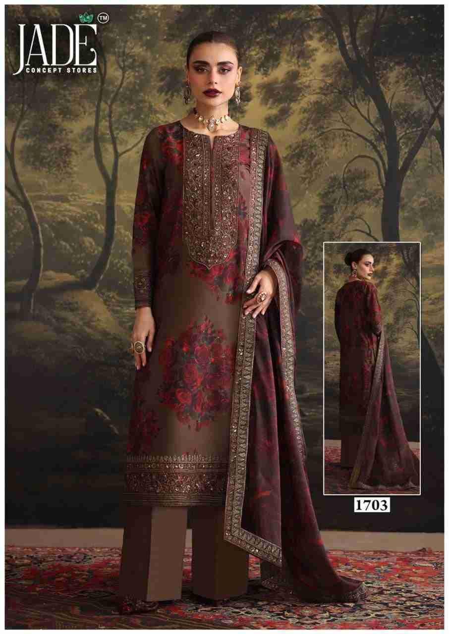 Bin Saeed Vol-17 By Jade 1701 To 1706 Series Beautiful Festive Suits Stylish Fancy Colorful Casual Wear & Ethnic Wear Pure Lawn Cotton Print Dresses At Wholesale Price