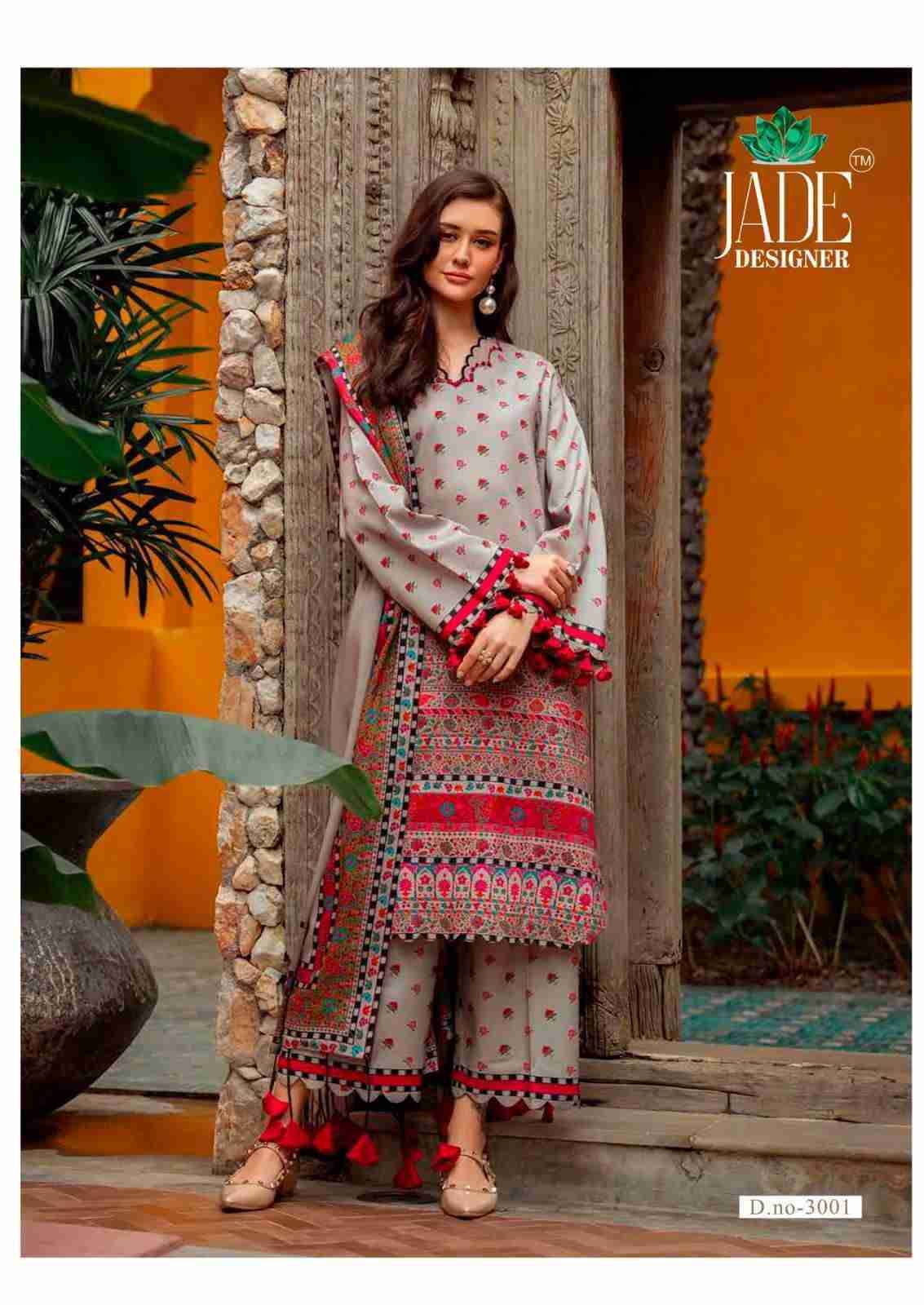 Ayesha Zara Vol-3 By Jade 3001 To 3006 Series Beautiful Festive Suits Stylish Fancy Colorful Casual Wear & Ethnic Wear Heavy Lawn Cotton Print Dresses At Wholesale Price