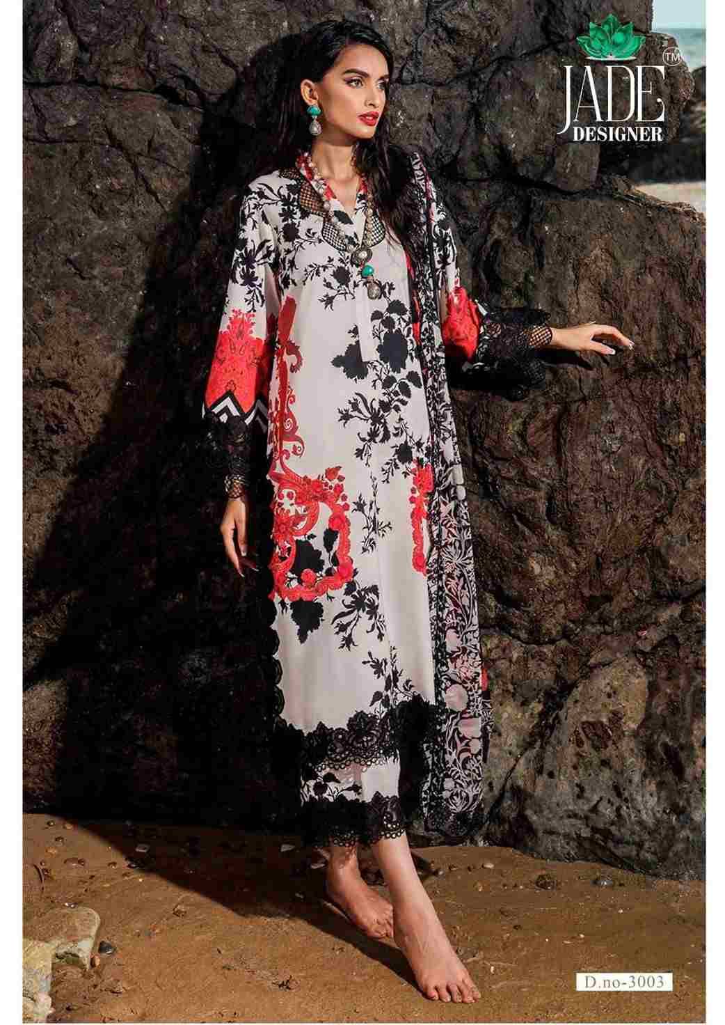 Ayesha Zara Vol-3 By Jade 3001 To 3006 Series Beautiful Festive Suits Stylish Fancy Colorful Casual Wear & Ethnic Wear Heavy Lawn Cotton Print Dresses At Wholesale Price