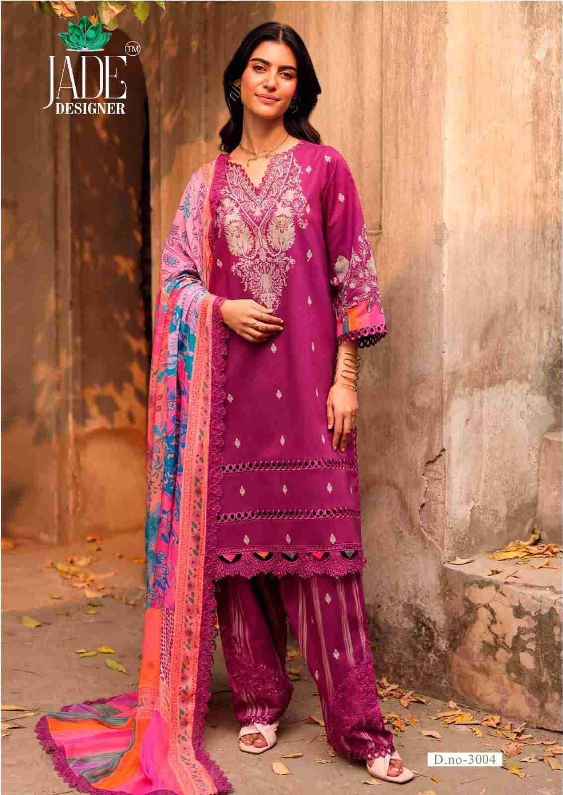 Ayesha Zara Vol-3 By Jade 3001 To 3006 Series Beautiful Festive Suits Stylish Fancy Colorful Casual Wear & Ethnic Wear Heavy Lawn Cotton Print Dresses At Wholesale Price