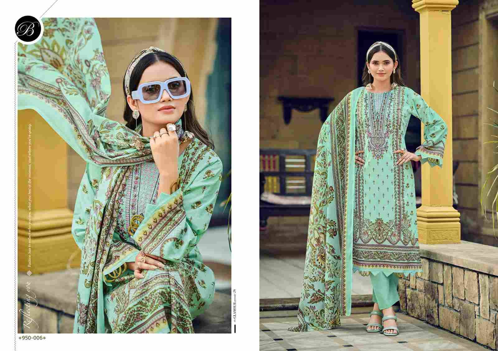 Naira Vol-131 By Belliza 950-001 To 950-008 Series Beautiful Festive Suits Stylish Fancy Colorful Casual Wear & Ethnic Wear Pure Cotton Print Dresses At Wholesale Price