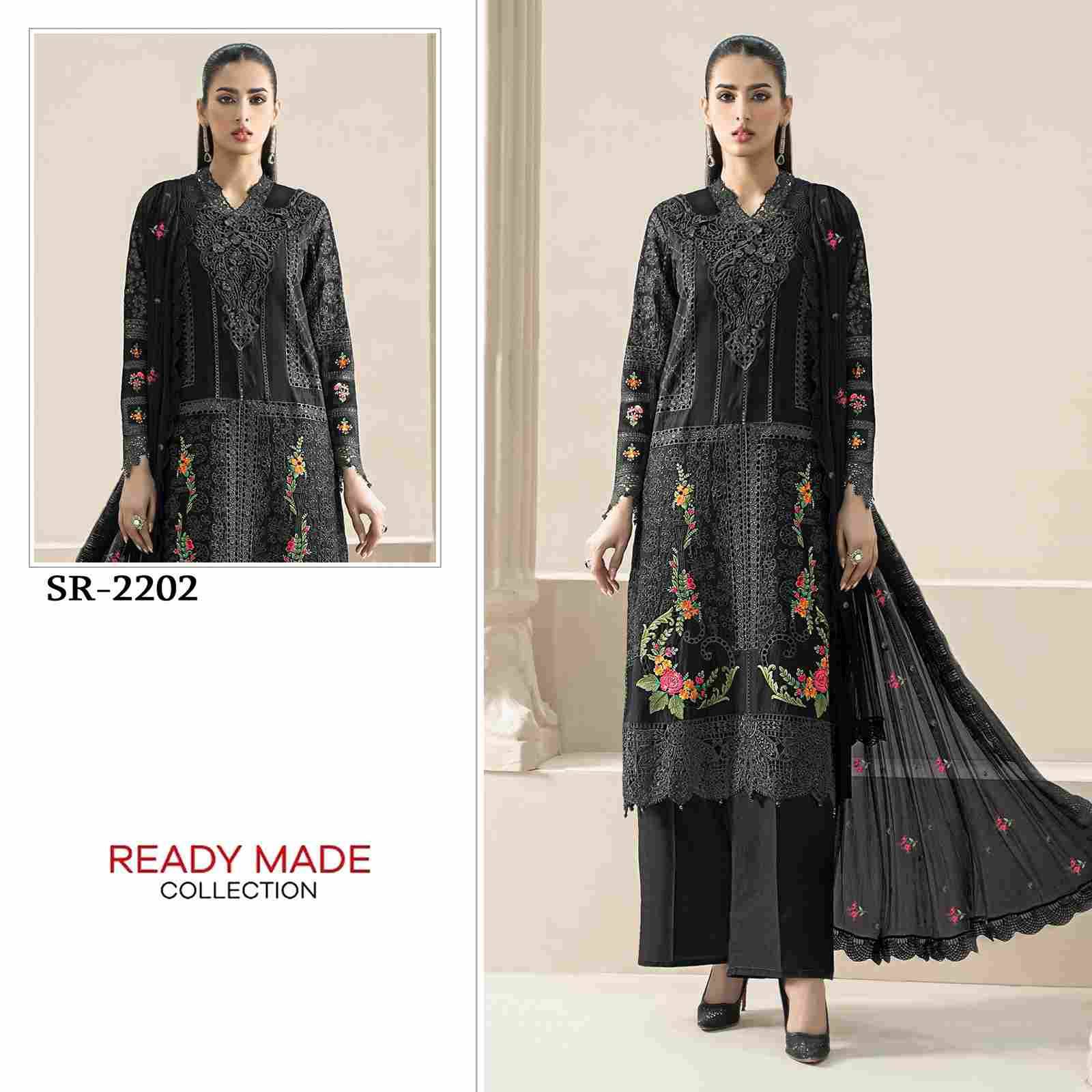 Shree Fabs Hit Design SR-2202 Colours By Shree Fabs SR-2202-A To SR-2202-D Series Beautiful Stylish Pakistani Suits Fancy Colorful Casual Wear & Ethnic Wear & Ready To Wear Ragga Chiffon Embroidery Dresses At Wholesale Price