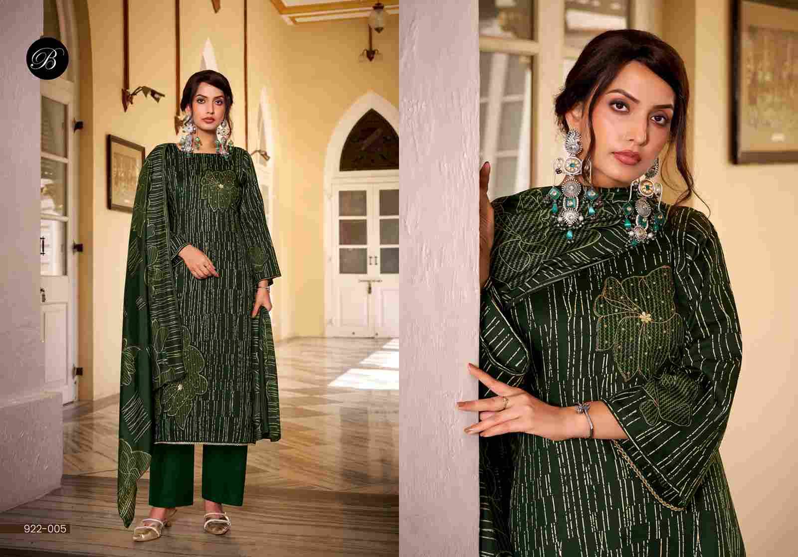 Natasha By Belliza 922-001 To 922-008 Series Beautiful Festive Suits Stylish Fancy Colorful Casual Wear & Ethnic Wear Pure Jam Cotton Print Dresses At Wholesale Price