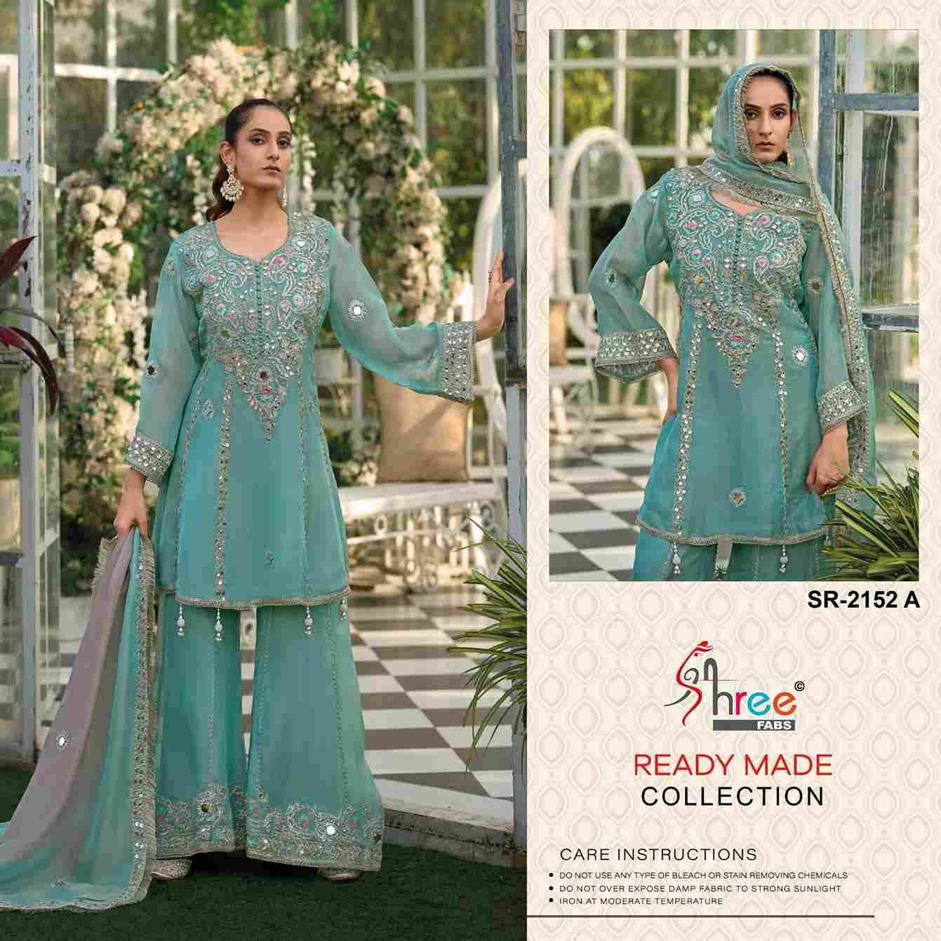 Shree Fabs Hit Design SR-2152 Colours By Shree Fabs SR-2152-A To SR-2152-D Series Beautiful Stylish Pakistani Suits Fancy Colorful Casual Wear & Ethnic Wear & Ready To Wear Mass Chiffon Embroidery Dresses At Wholesale Price