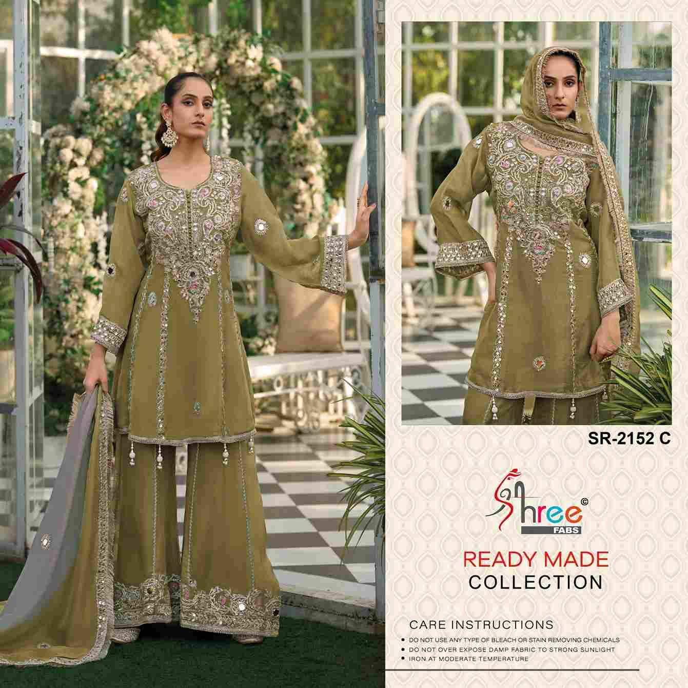 Shree Fabs Hit Design SR-2152 Colours By Shree Fabs SR-2152-A To SR-2152-D Series Beautiful Stylish Pakistani Suits Fancy Colorful Casual Wear & Ethnic Wear & Ready To Wear Mass Chiffon Embroidery Dresses At Wholesale Price
