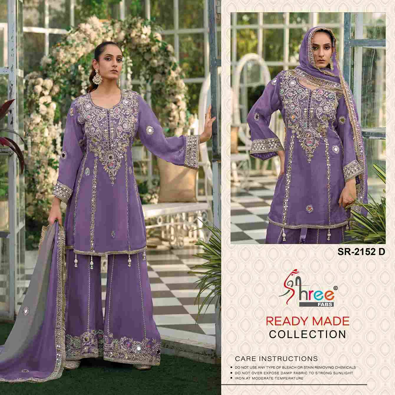Shree Fabs Hit Design SR-2152 Colours By Shree Fabs SR-2152-A To SR-2152-D Series Beautiful Stylish Pakistani Suits Fancy Colorful Casual Wear & Ethnic Wear & Ready To Wear Mass Chiffon Embroidery Dresses At Wholesale Price