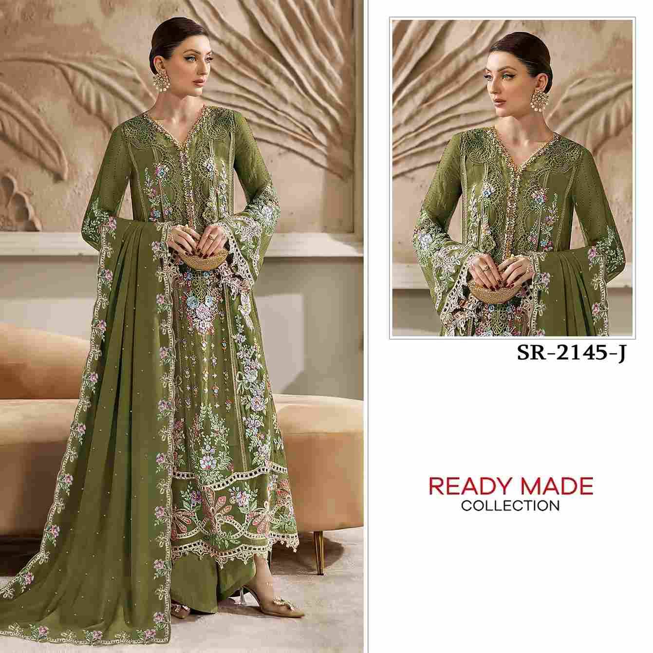 Shree Fabs Hit Design SR-2145 Colours By Shree Fabs SR-2145-A To SR-2145-D Series Beautiful Stylish Pakistani Suits Fancy Colorful Casual Wear & Ethnic Wear & Ready To Wear Chiffon Embroidery Dresses At Wholesale Price