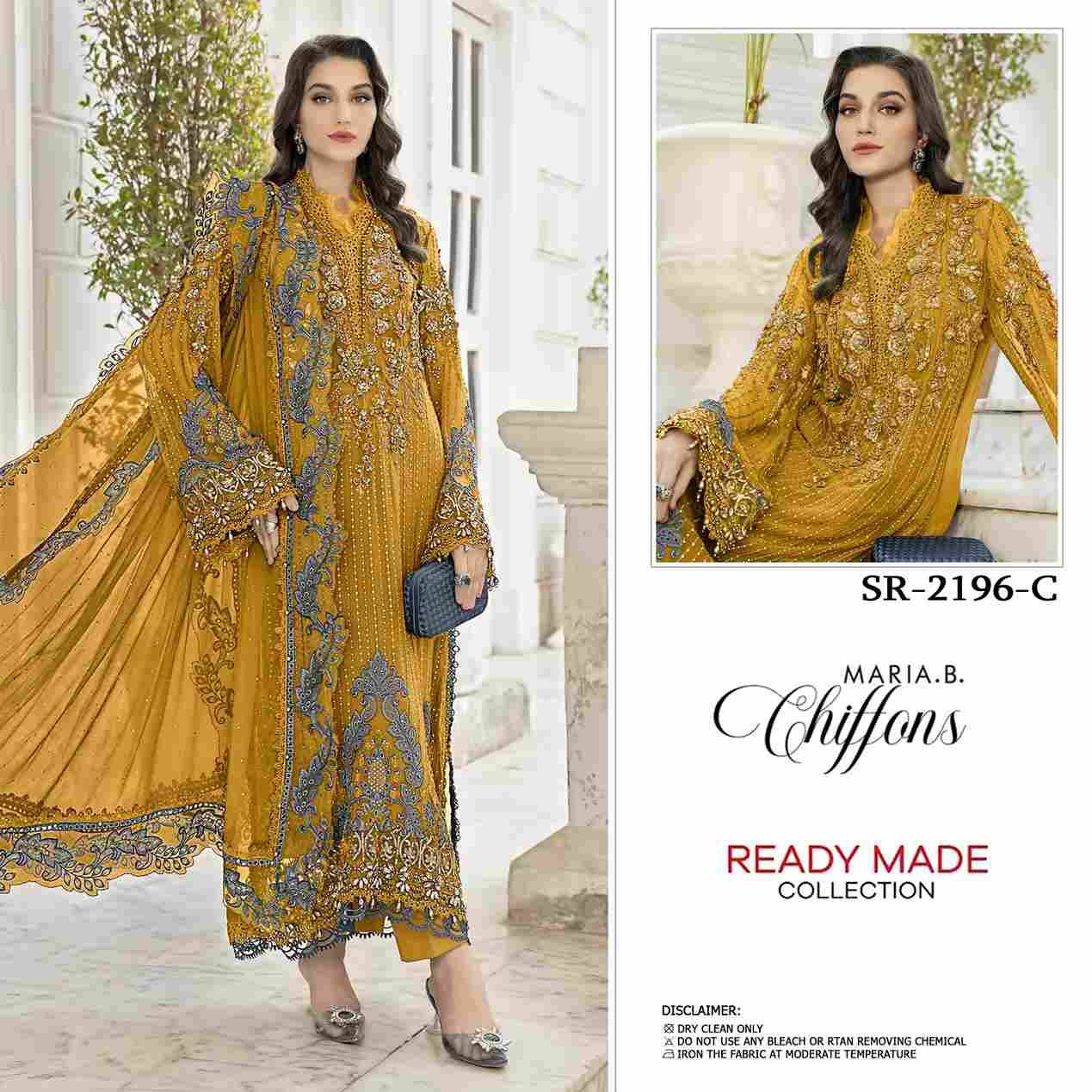 Shree Fabs Hit Design SR-2196 Colours By Shree Fabs SR-2196-A To SR-2196-D Series Beautiful Stylish Pakistani Suits Fancy Colorful Casual Wear & Ethnic Wear & Ready To Wear Chiffon Embroidery Dresses At Wholesale Price