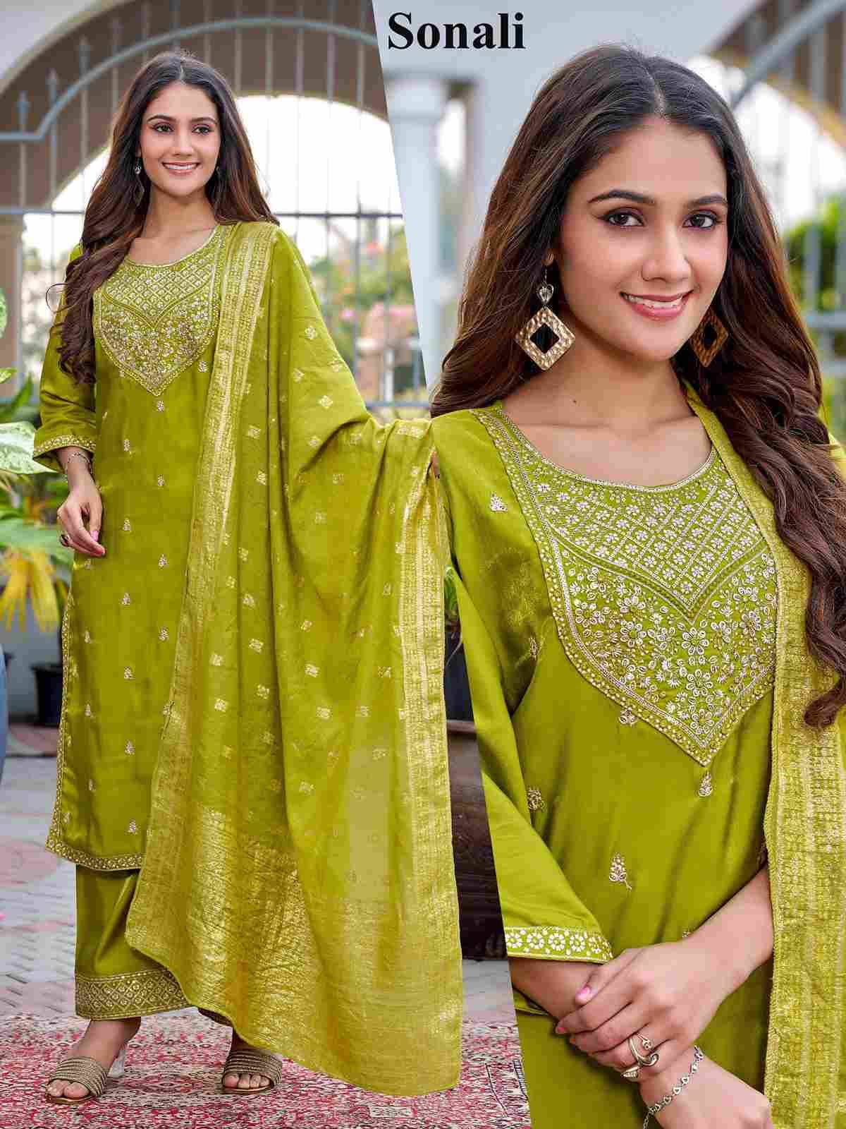 Sonali By Fashid Wholesale 01 To 07 Series Suits Beautiful Fancy Colorful Stylish Party Wear & Occasional Wear Roman Embroidery Dresses At Wholesale Price