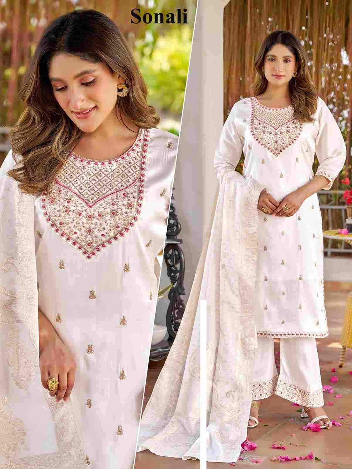 Sonali By Fashid Wholesale 01 To 07 Series Suits Beautiful Fancy Colorful Stylish Party Wear & Occasional Wear Roman Embroidery Dresses At Wholesale Price