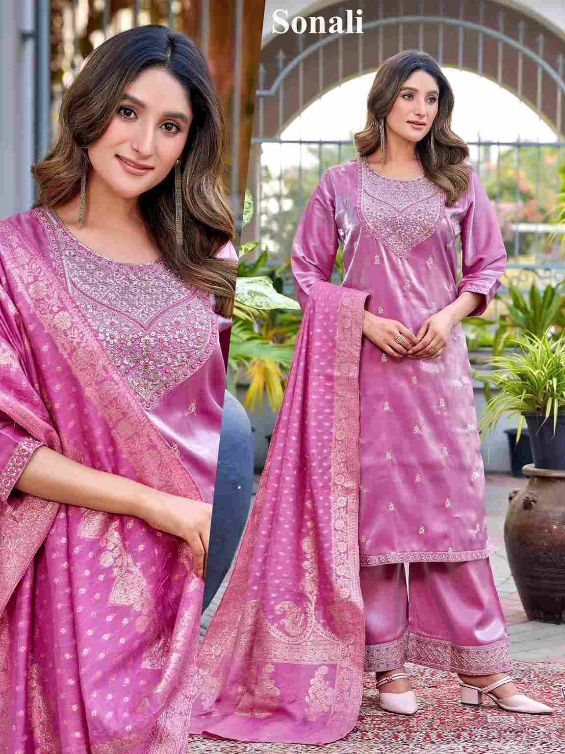 Sonali By Fashid Wholesale 01 To 07 Series Suits Beautiful Fancy Colorful Stylish Party Wear & Occasional Wear Roman Embroidery Dresses At Wholesale Price