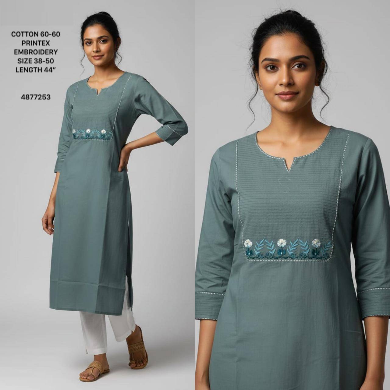 K-664 By Fashid Wholesale 01 To 10 Series Suits Beautiful Fancy Colorful Stylish Party Wear & Occasional Wear Cotton Prints Kurtis At Wholesale Price