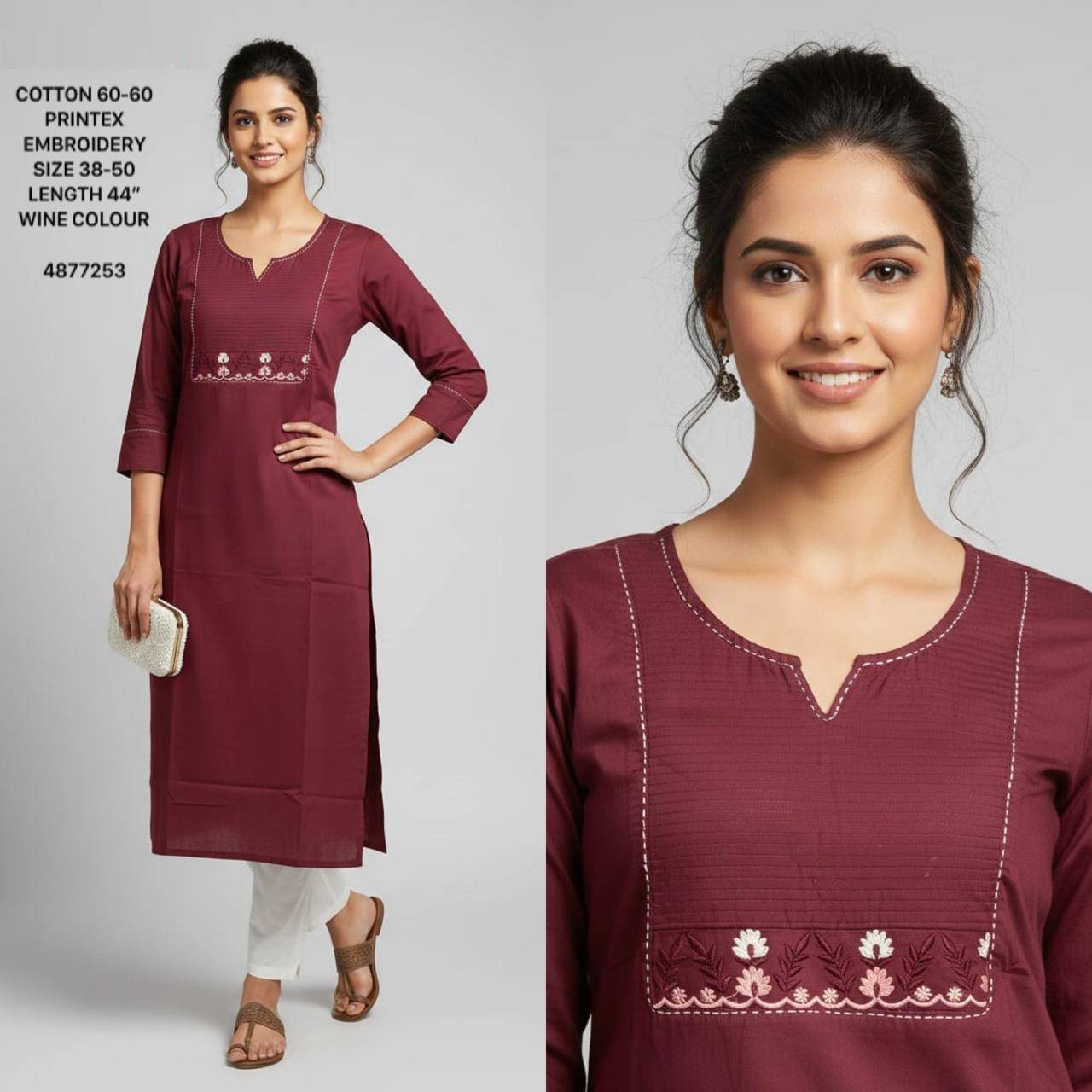 K-664 By Fashid Wholesale 01 To 10 Series Suits Beautiful Fancy Colorful Stylish Party Wear & Occasional Wear Cotton Prints Kurtis At Wholesale Price