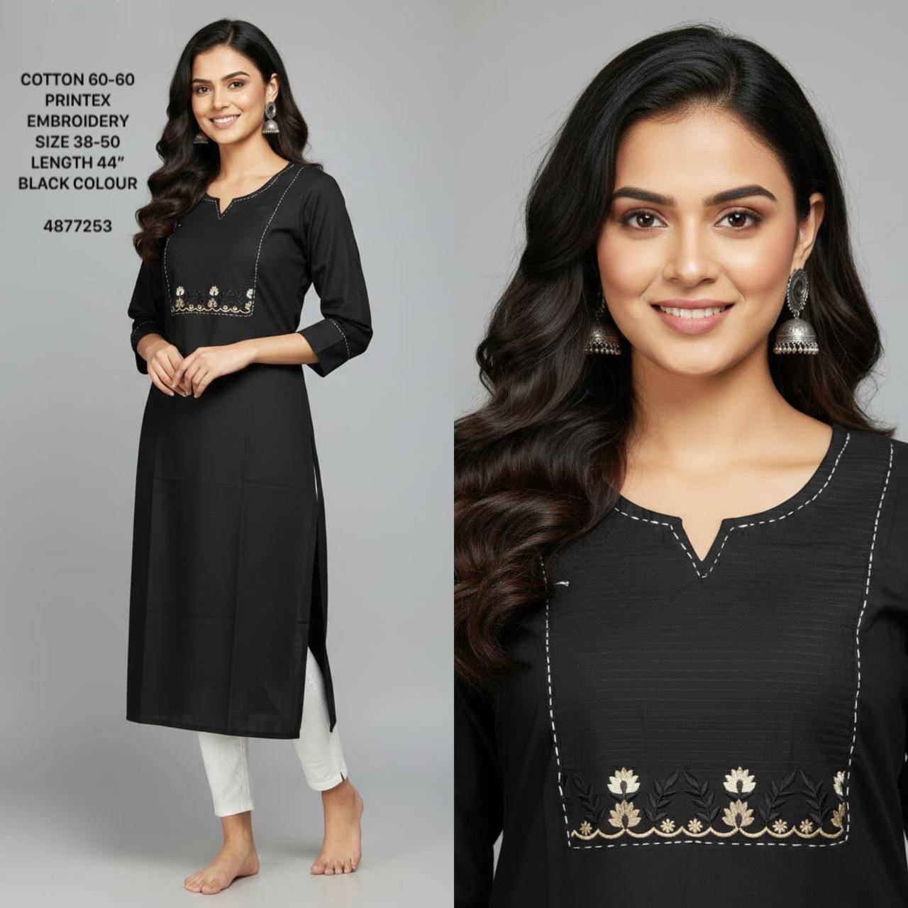 K-664 By Fashid Wholesale 01 To 10 Series Suits Beautiful Fancy Colorful Stylish Party Wear & Occasional Wear Cotton Prints Kurtis At Wholesale Price