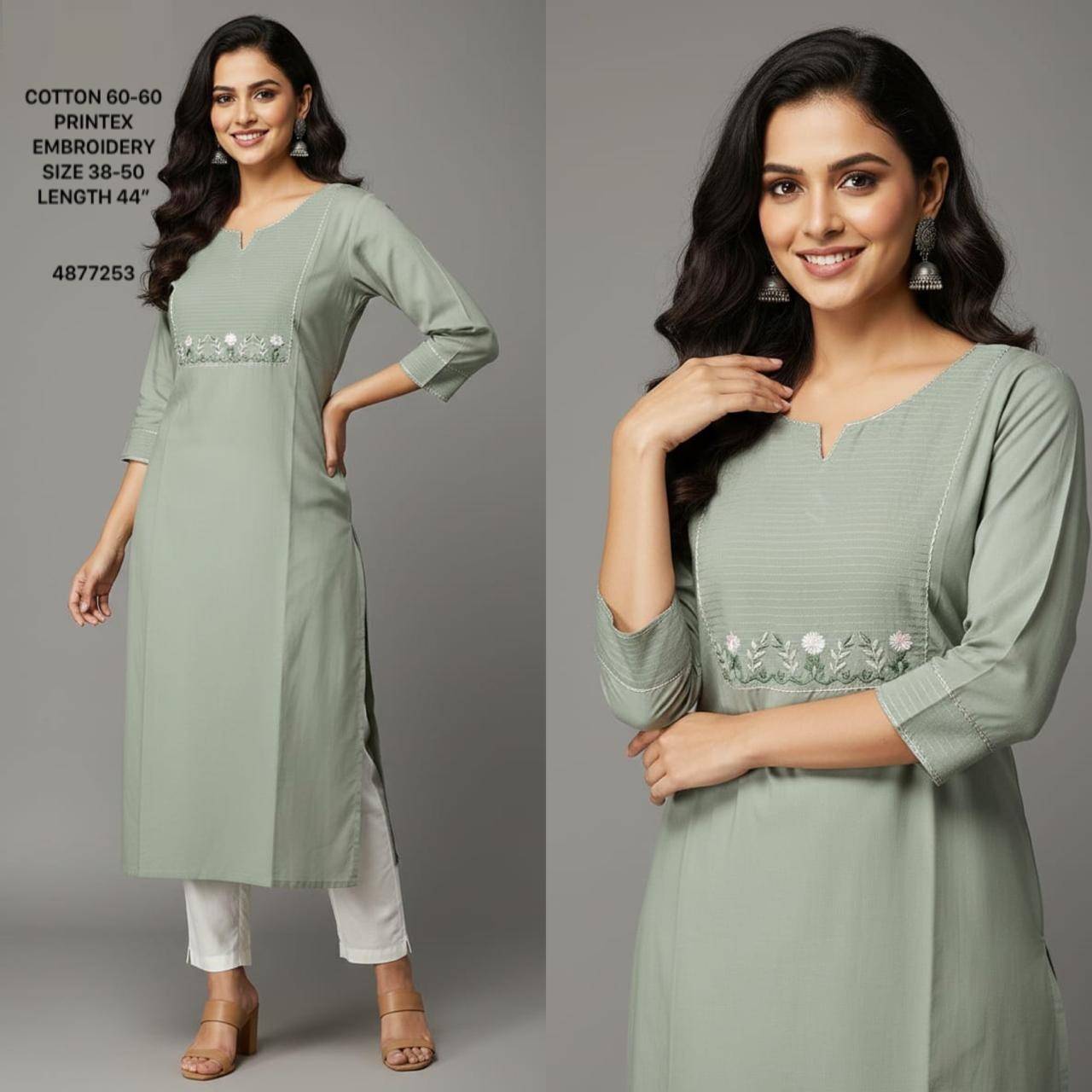 K-664 By Fashid Wholesale 01 To 10 Series Suits Beautiful Fancy Colorful Stylish Party Wear & Occasional Wear Cotton Prints Kurtis At Wholesale Price