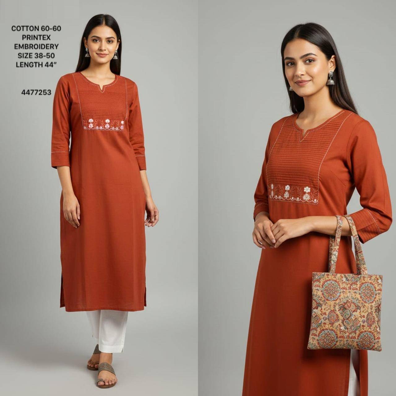 K-664 By Fashid Wholesale 01 To 10 Series Suits Beautiful Fancy Colorful Stylish Party Wear & Occasional Wear Cotton Prints Kurtis At Wholesale Price