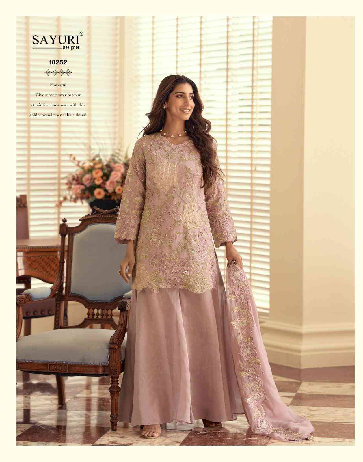 Ketki By Sayuri 10252 To 10254 Series Designer Festive Suits Collection Beautiful Stylish Fancy Colorful Party Wear & Occasional Wear Premium Shimar Silk Dresses At Wholesale Price