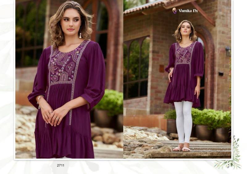 Rang Mahal Vol 3 By Vamika nx 2709 to 2712 Series Designer Stylish Fancy Colorful Beautiful Party Wear & Ethnic Wear Collection rayon tops At Wholesale Price