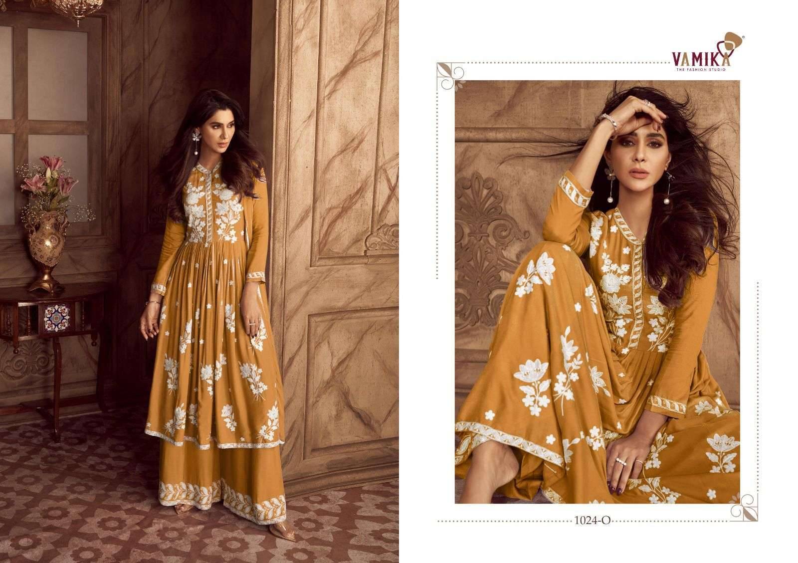 LAKHNAWI VOL 4 by Vamika nx 1024 M to 1024 Q Series Designer Stylish Fancy Colorful Beautiful Party Wear & Ethnic Wear Collection lukhnowi readymade suits At Wholesale Price