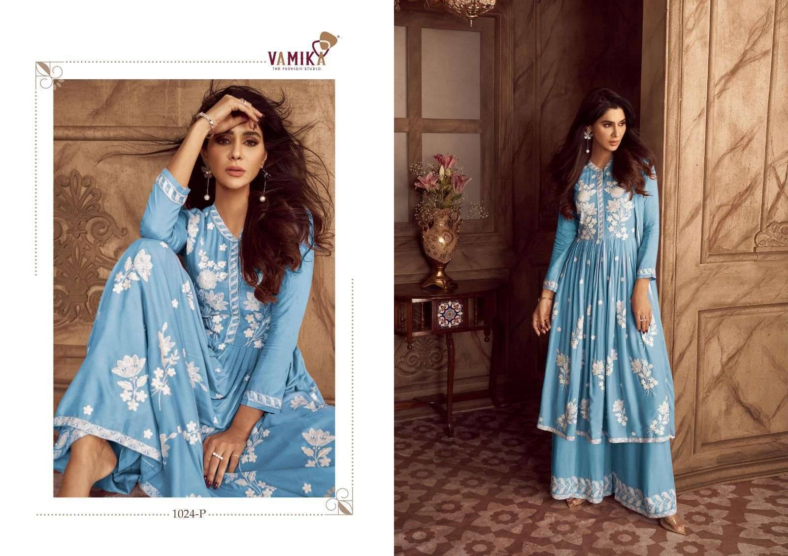 LAKHNAWI VOL 4 by Vamika nx 1024 M to 1024 Q Series Designer Stylish Fancy Colorful Beautiful Party Wear & Ethnic Wear Collection lukhnowi readymade suits At Wholesale Price