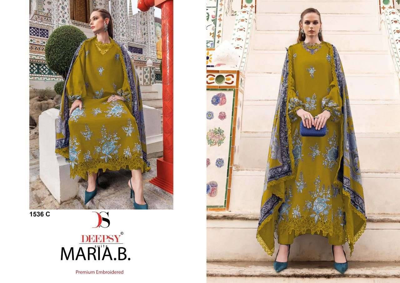  MARIA B PREMIUM EMBROIDERED REYON 4 BY DEEPSY SUITS 1531 TO 1536 Series Pakistani Stylish Beautiful Colourful Printed & Embroidered Party Wear & Occasional Wear Pure Viscose Rayon Dresses At Wholesale Price