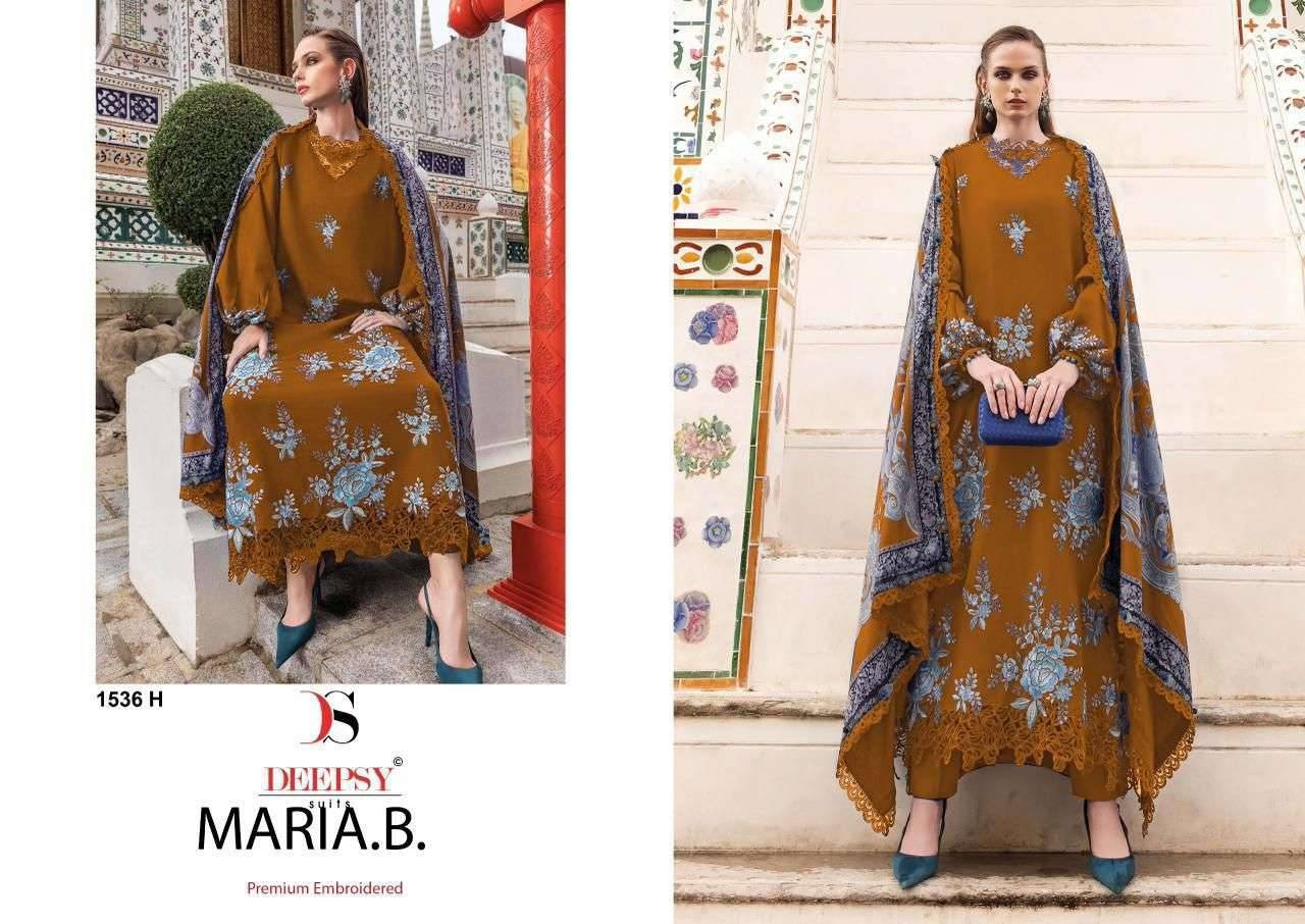  MARIA B PREMIUM EMBROIDERED REYON 4 BY DEEPSY SUITS 1531 TO 1536 Series Pakistani Stylish Beautiful Colourful Printed & Embroidered Party Wear & Occasional Wear Pure Viscose Rayon Dresses At Wholesale Price