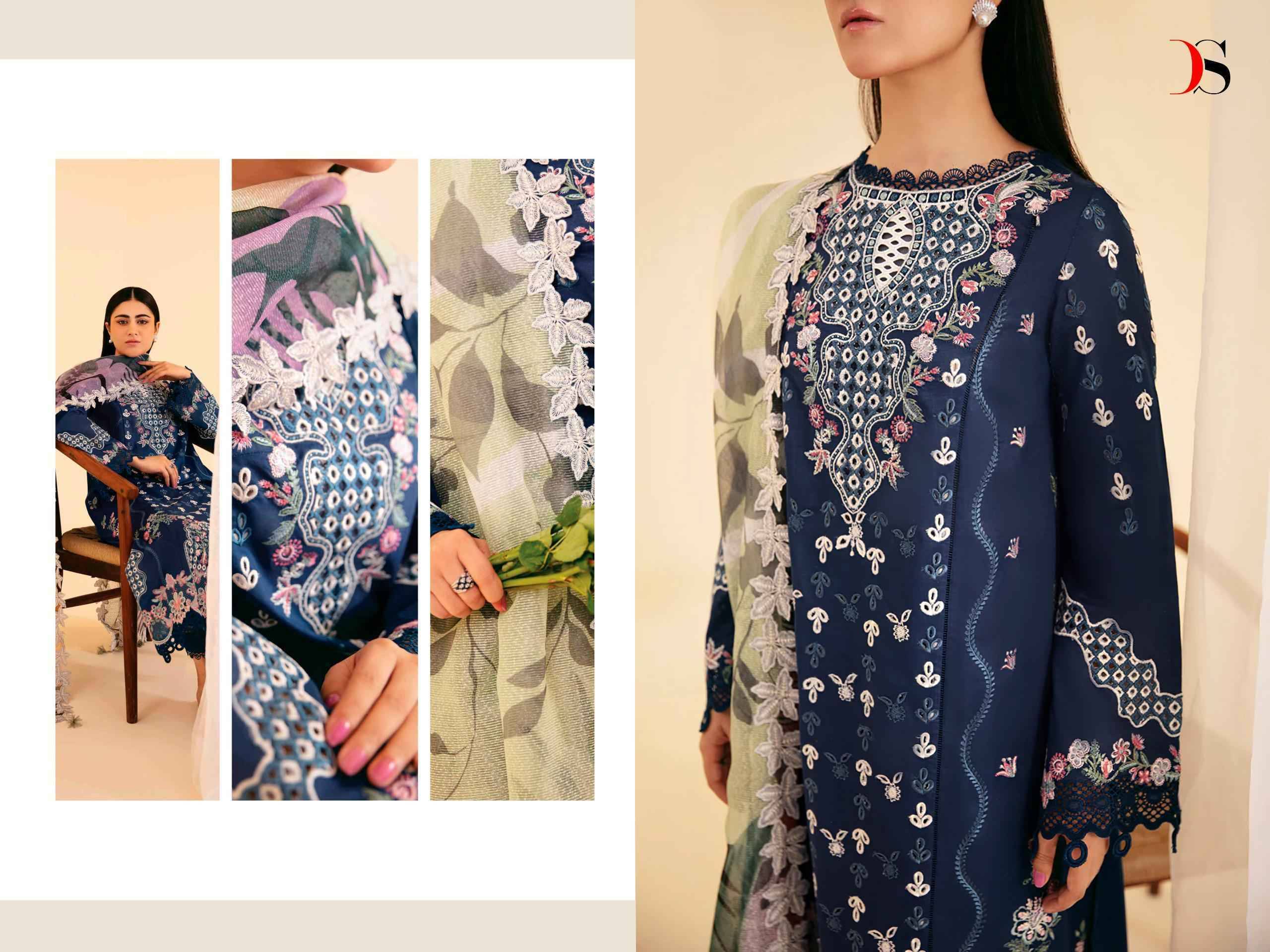 Qalamkar Vol 26 BY DEEPSY SUITS 1621 TO 1626 Series Pakistani Stylish Beautiful Colourful Printed & Embroidered Party Wear & Occasional Wear Pure cotton Dresses At Wholesale Price